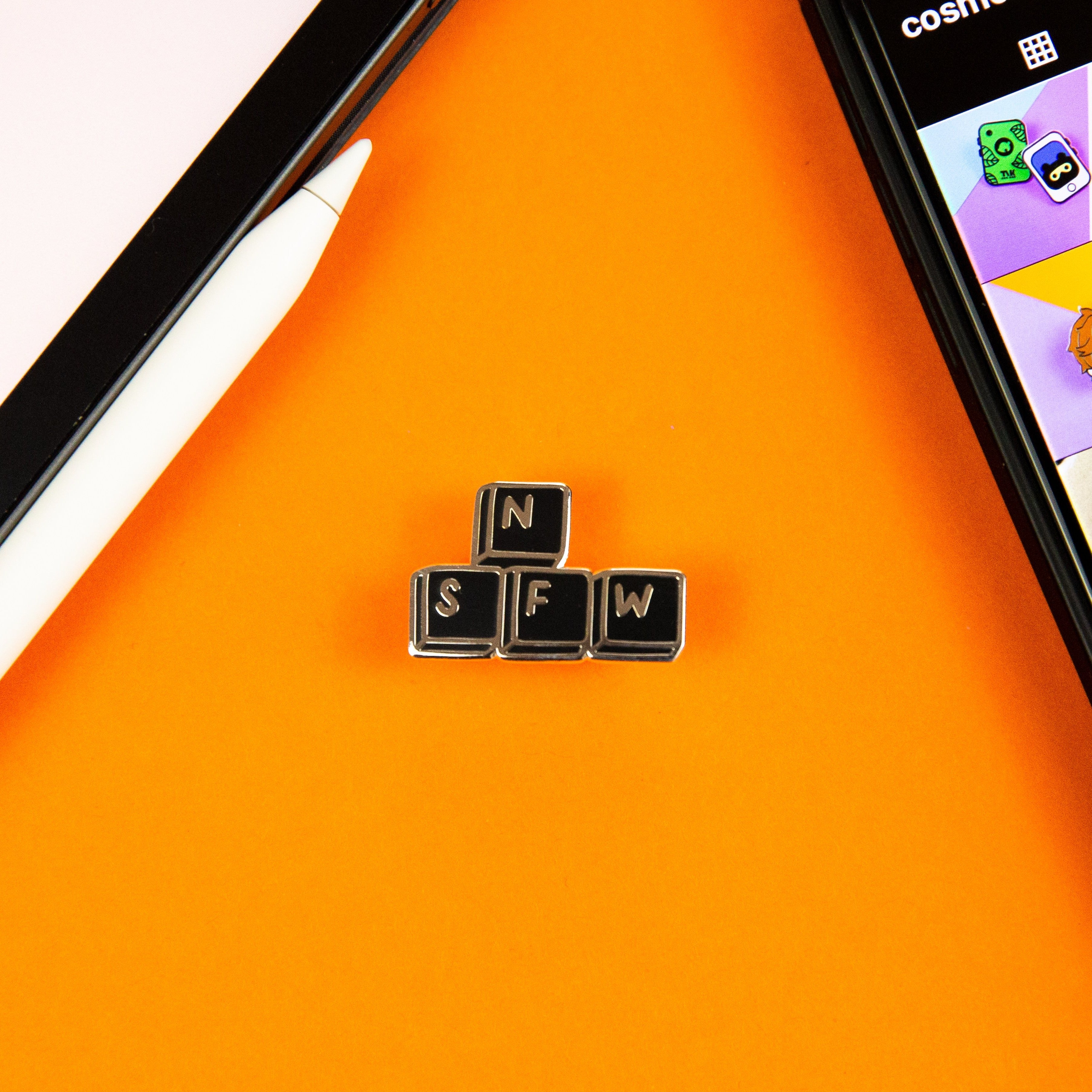 NSFW/WASD Keyboard Pin