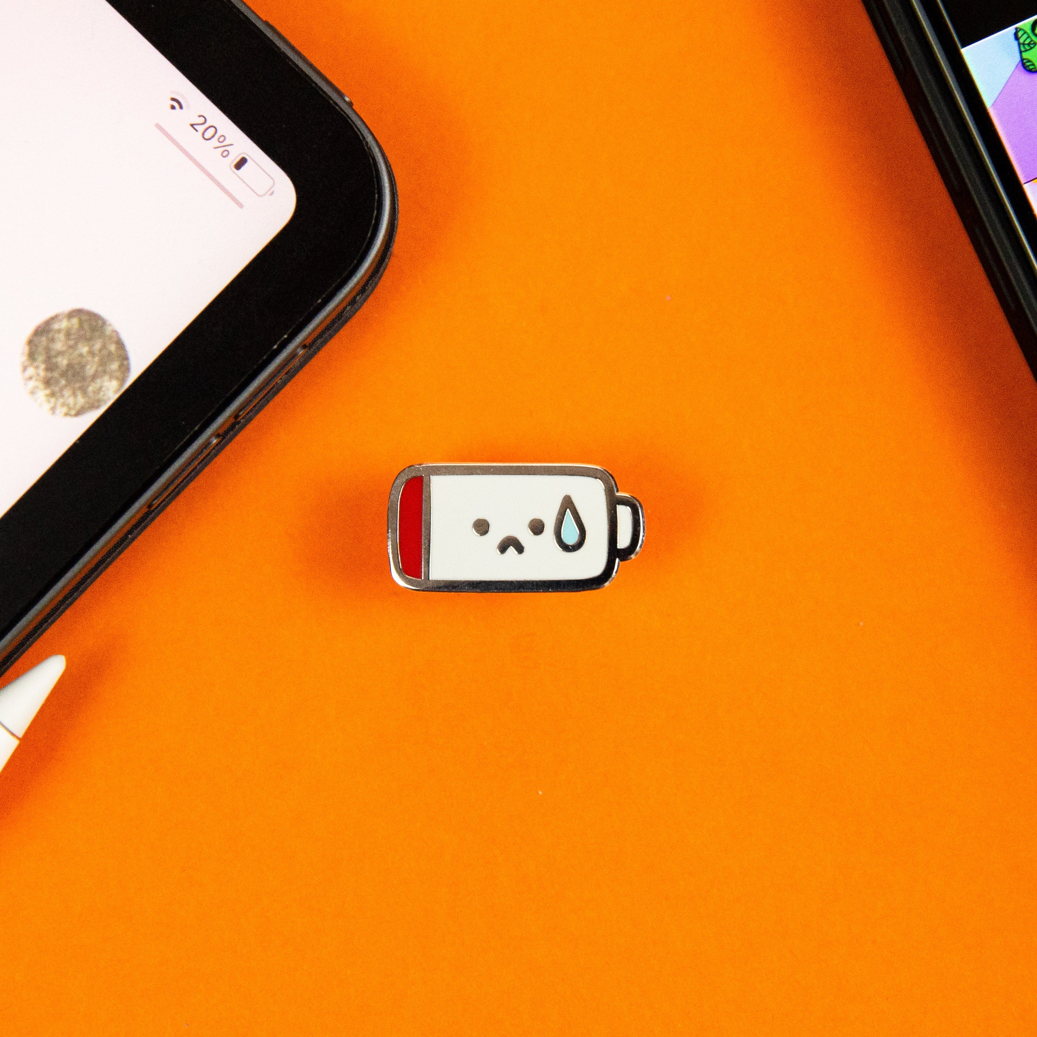 Sad Battery Pin