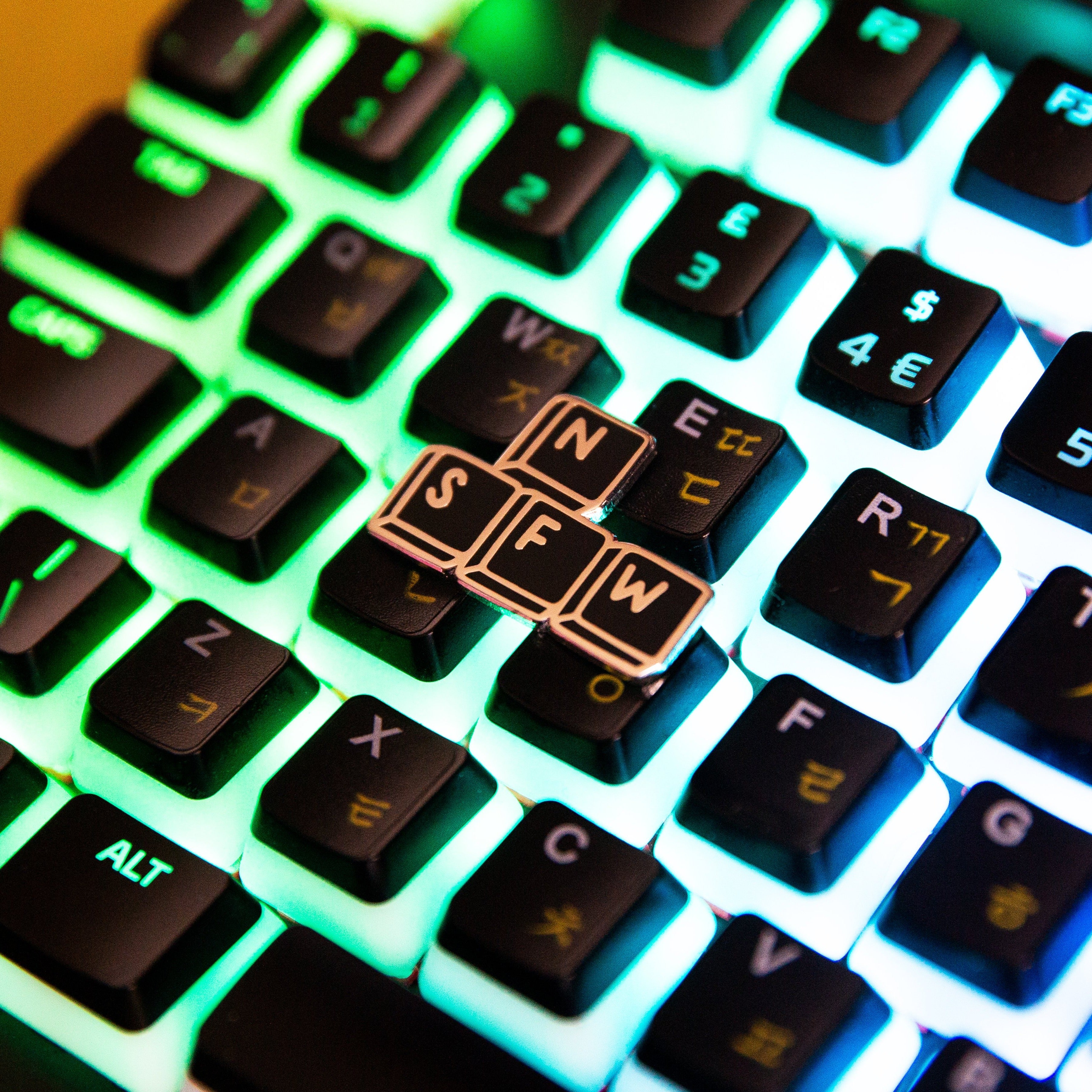 NSFW/WASD Keyboard Pin
