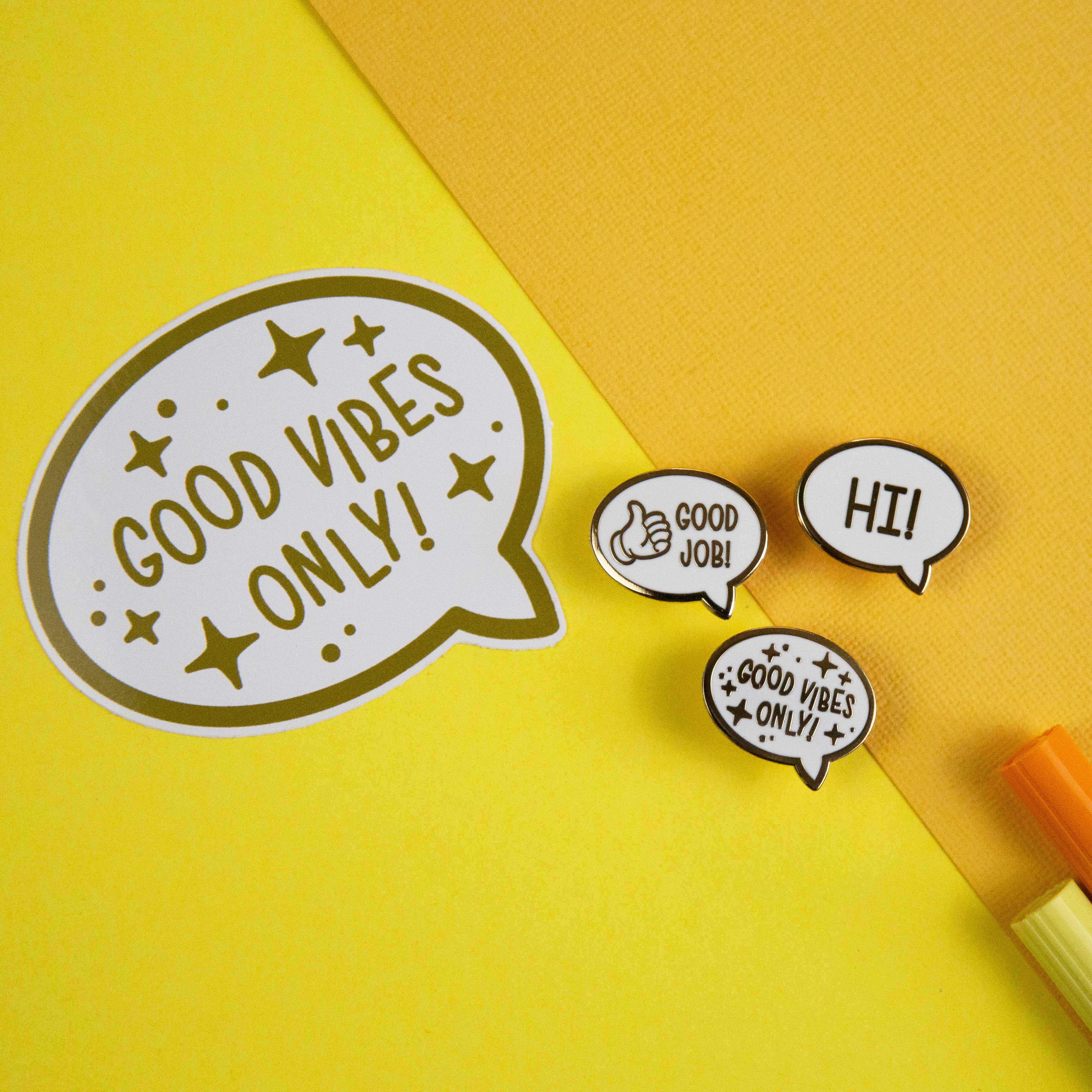 Positivity Pins