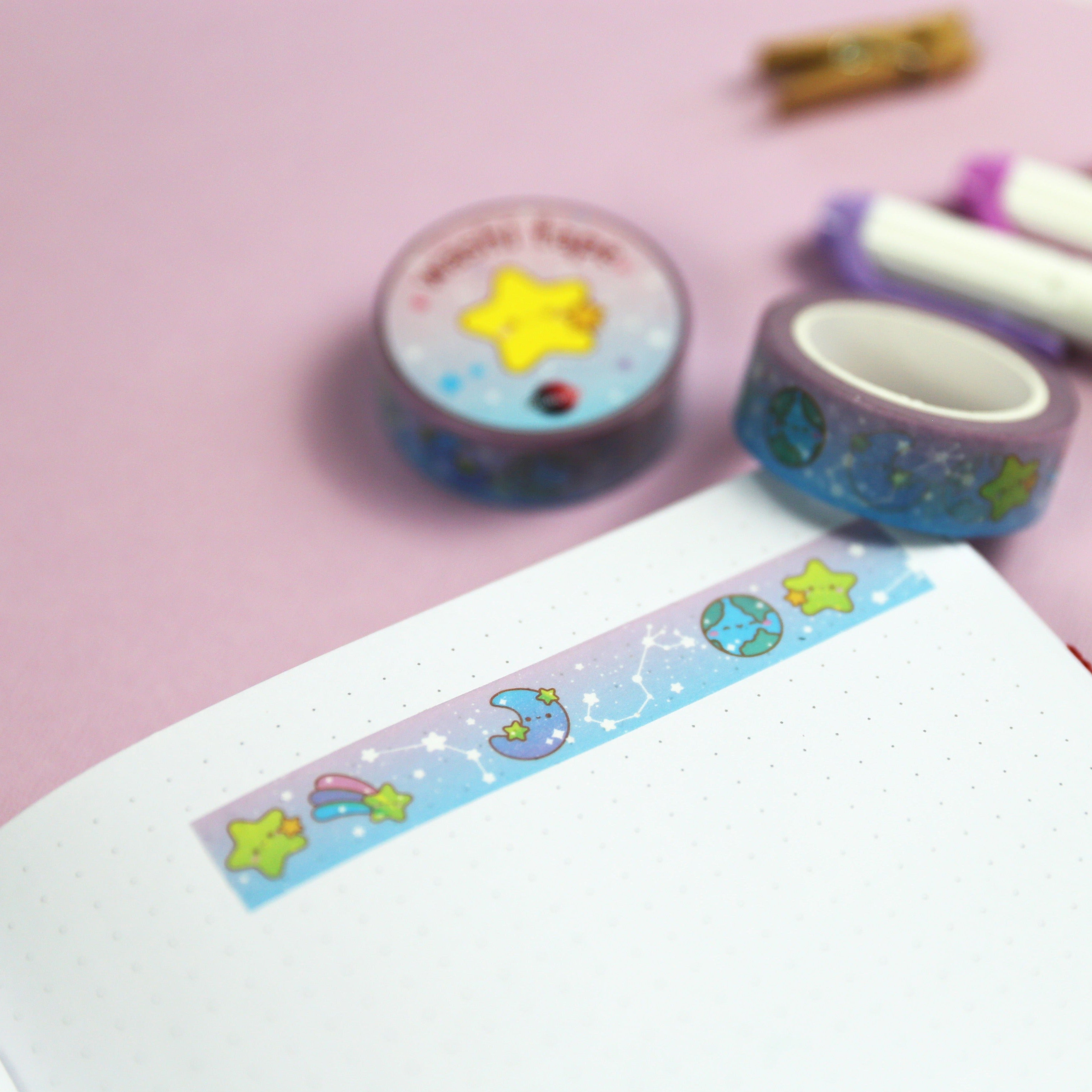 Cute Cosmic Washi Tape
