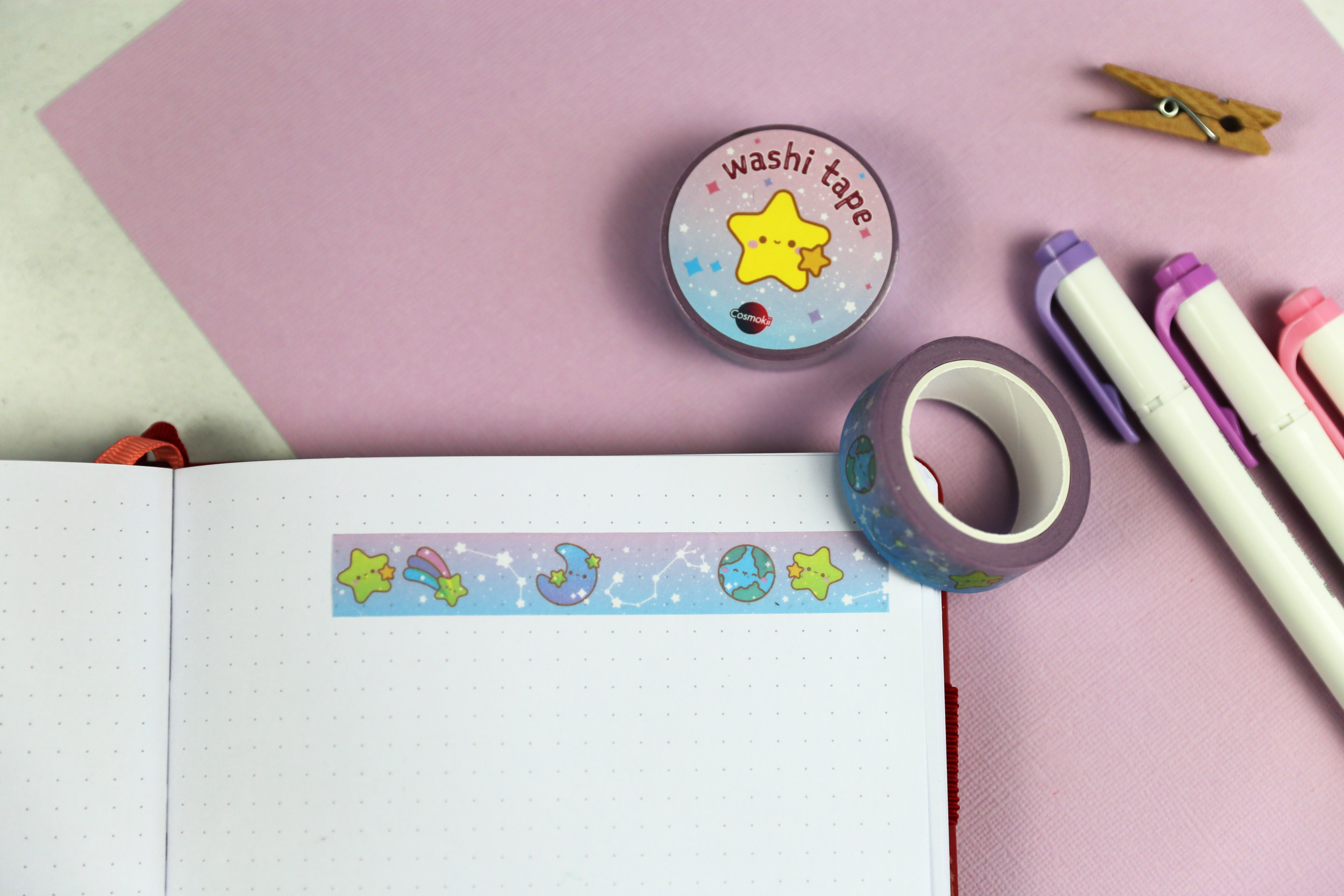 Cute Cosmic Washi Tape