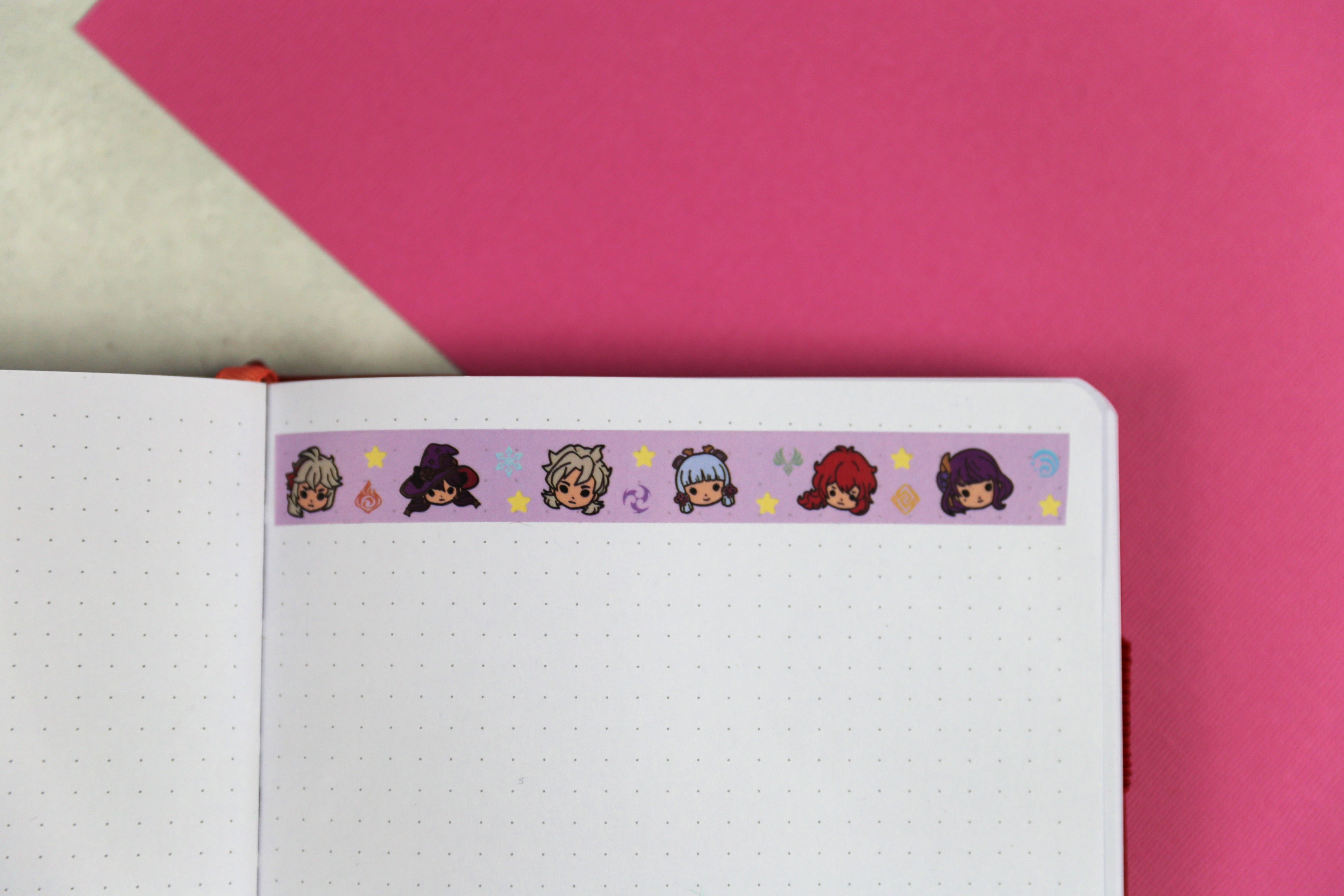 Genshin Inspired Washi Tape