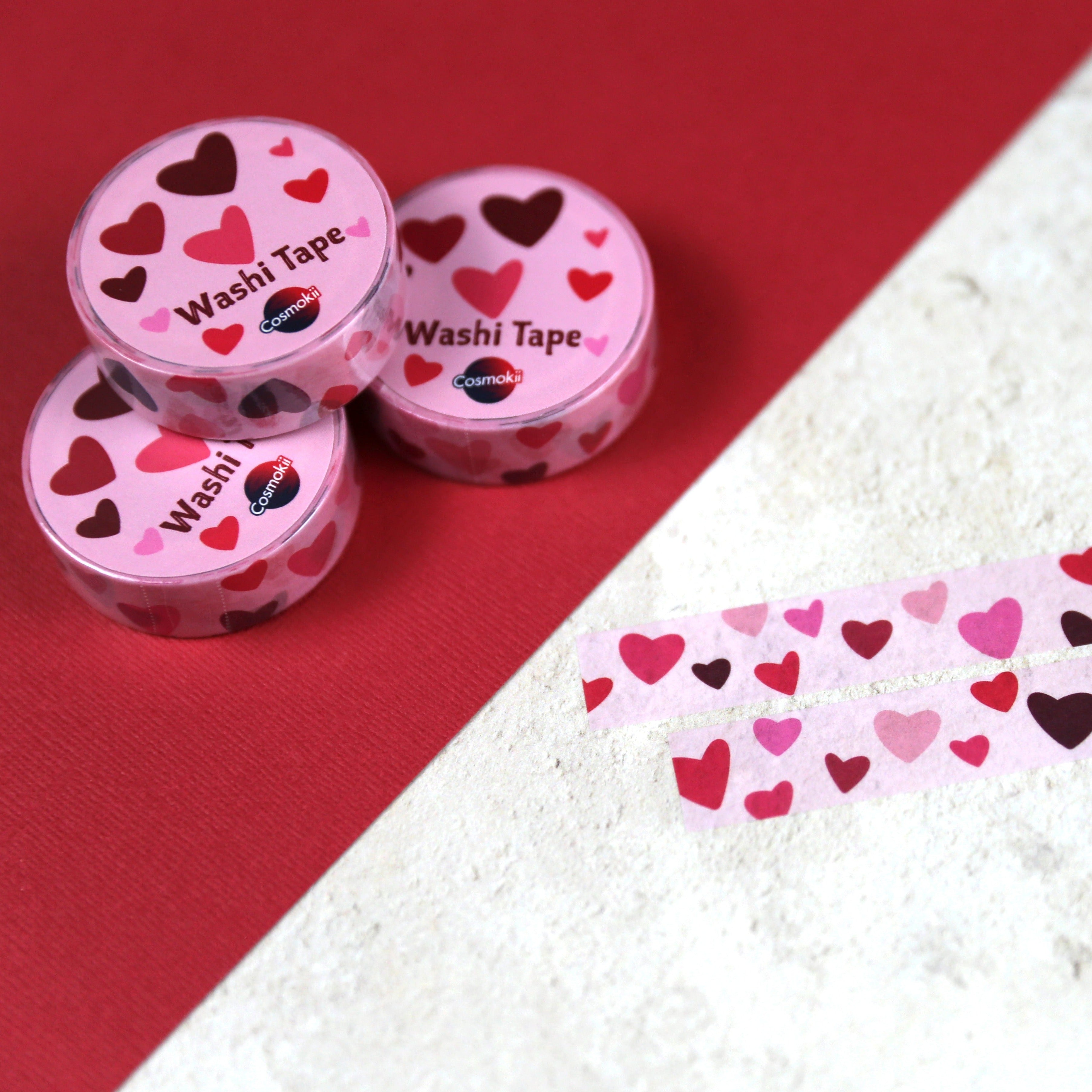 Pink Heart Washi Tape