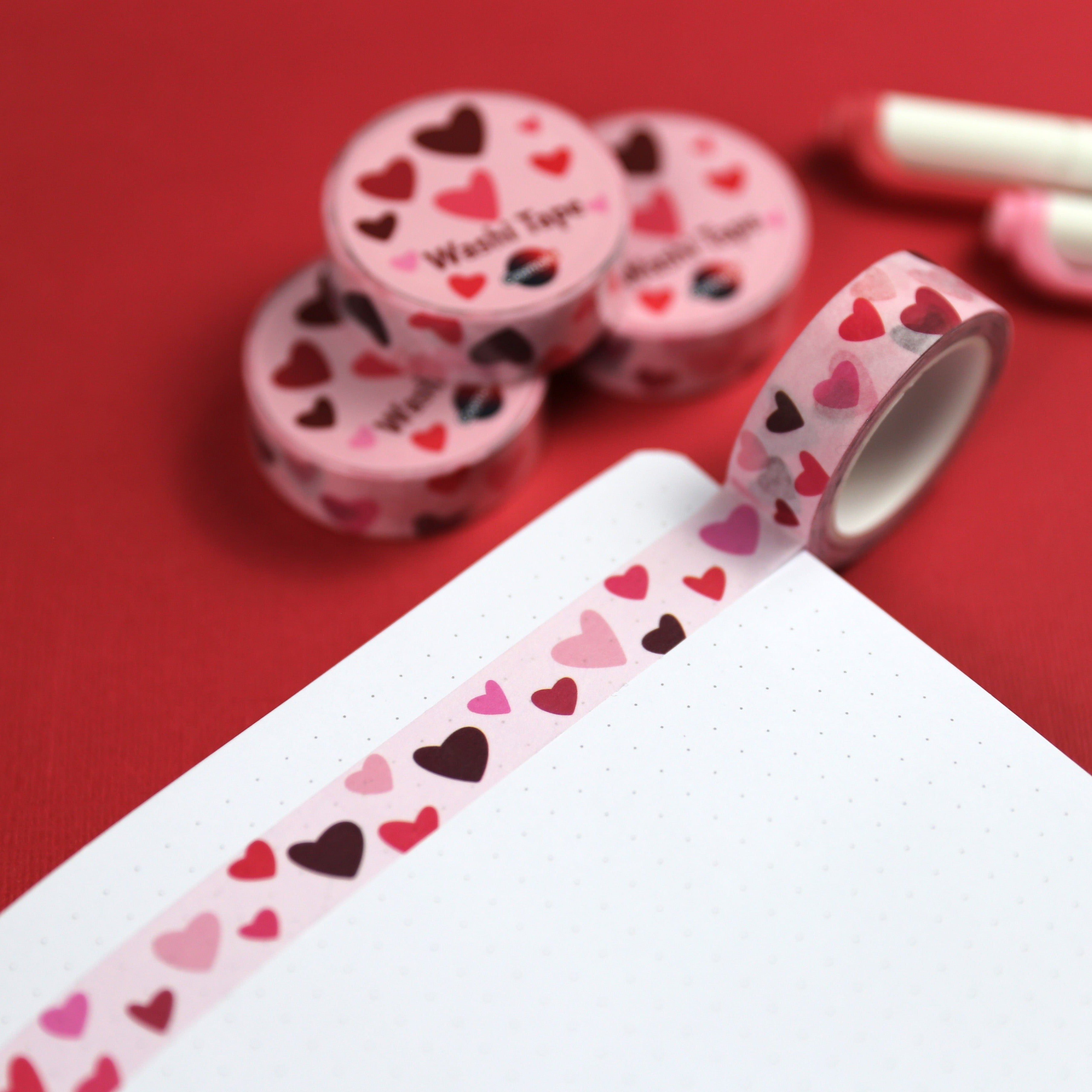 Pink Heart Washi Tape