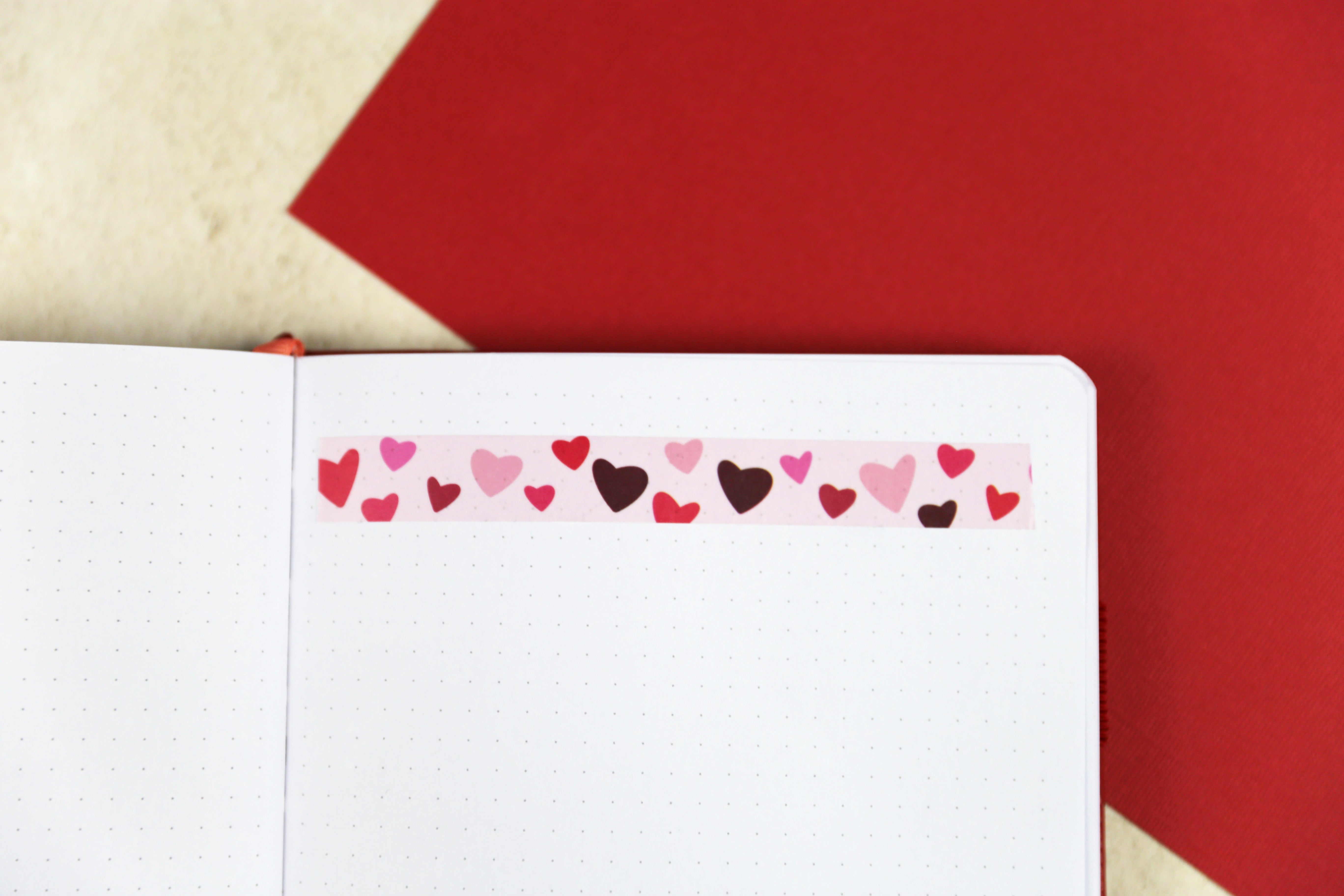 Pink Heart Washi Tape