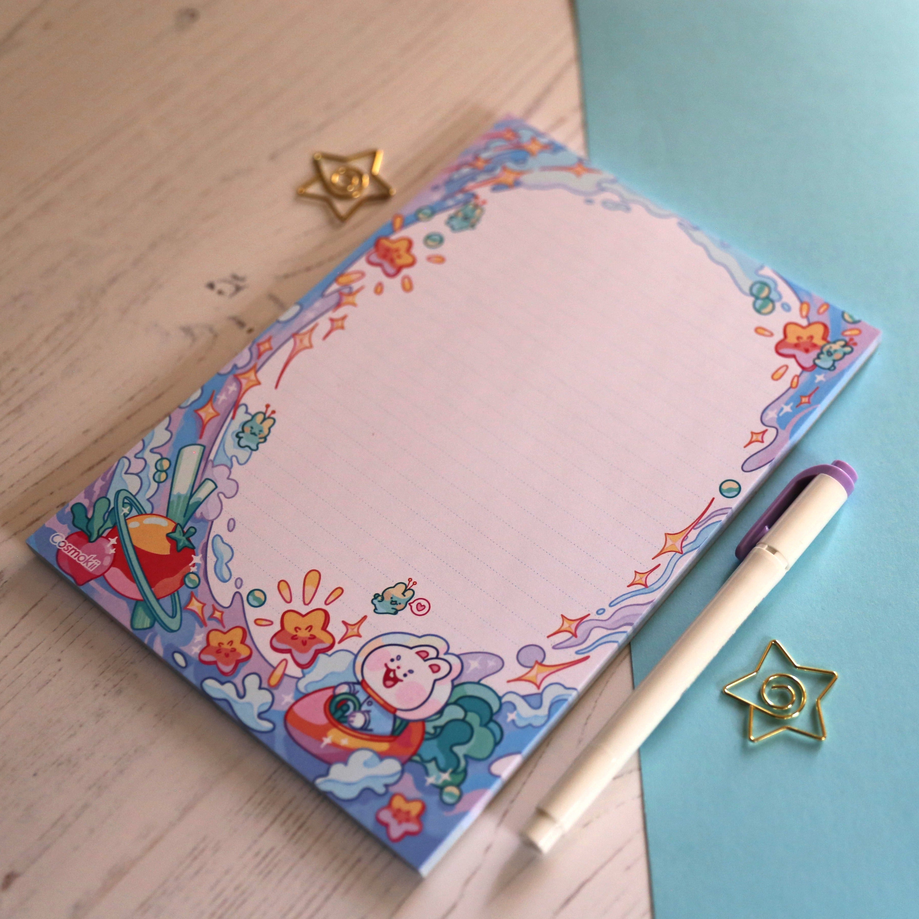 Space Bunny A5 Notepad