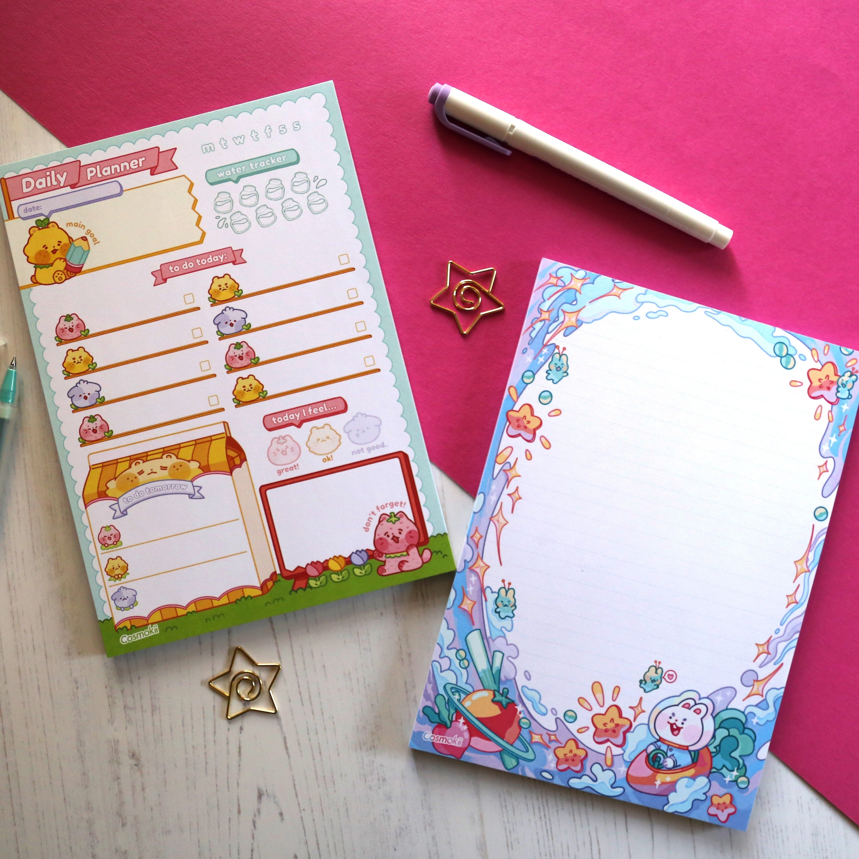 Space Bunny A5 Notepad