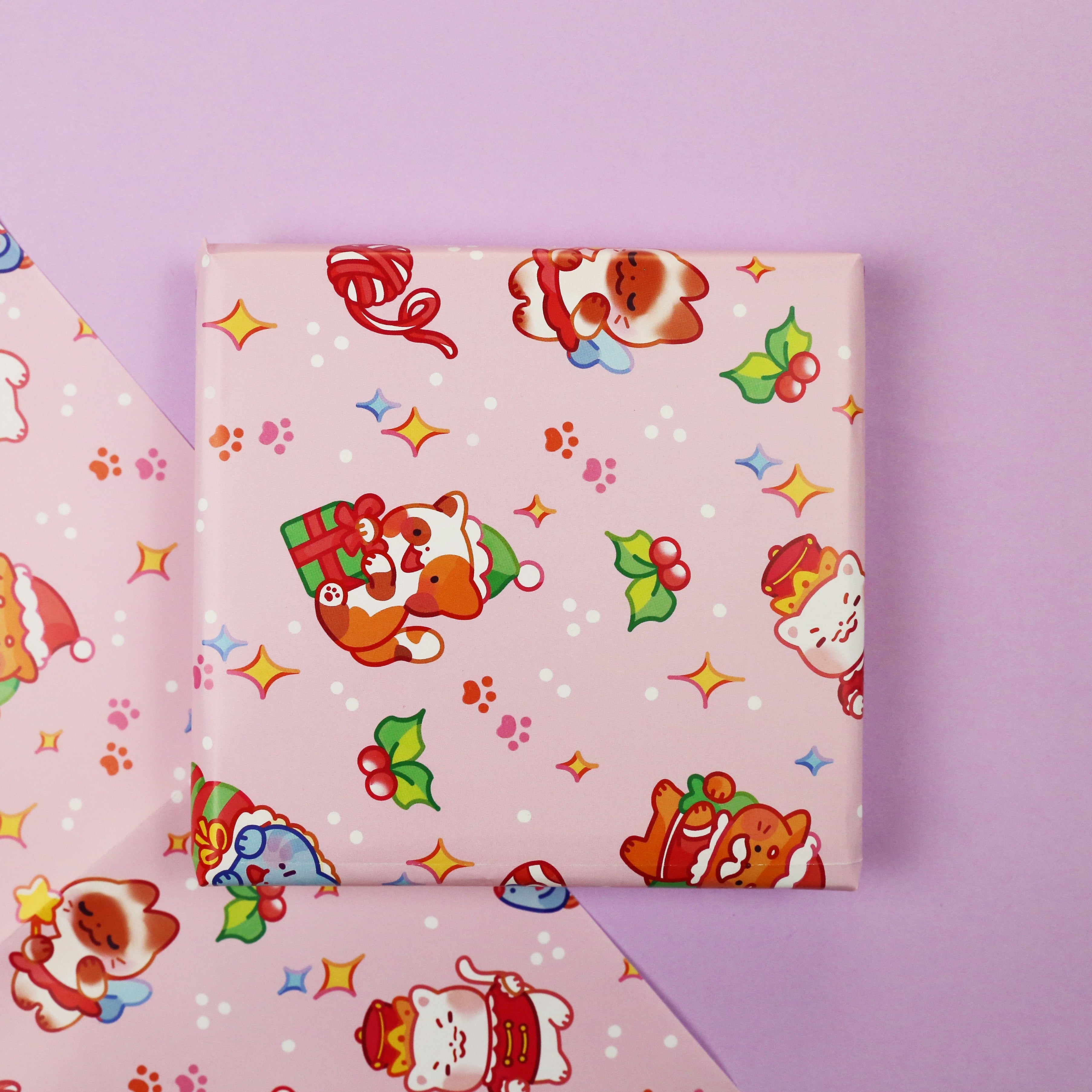 Christmas Cats Wrapping Paper