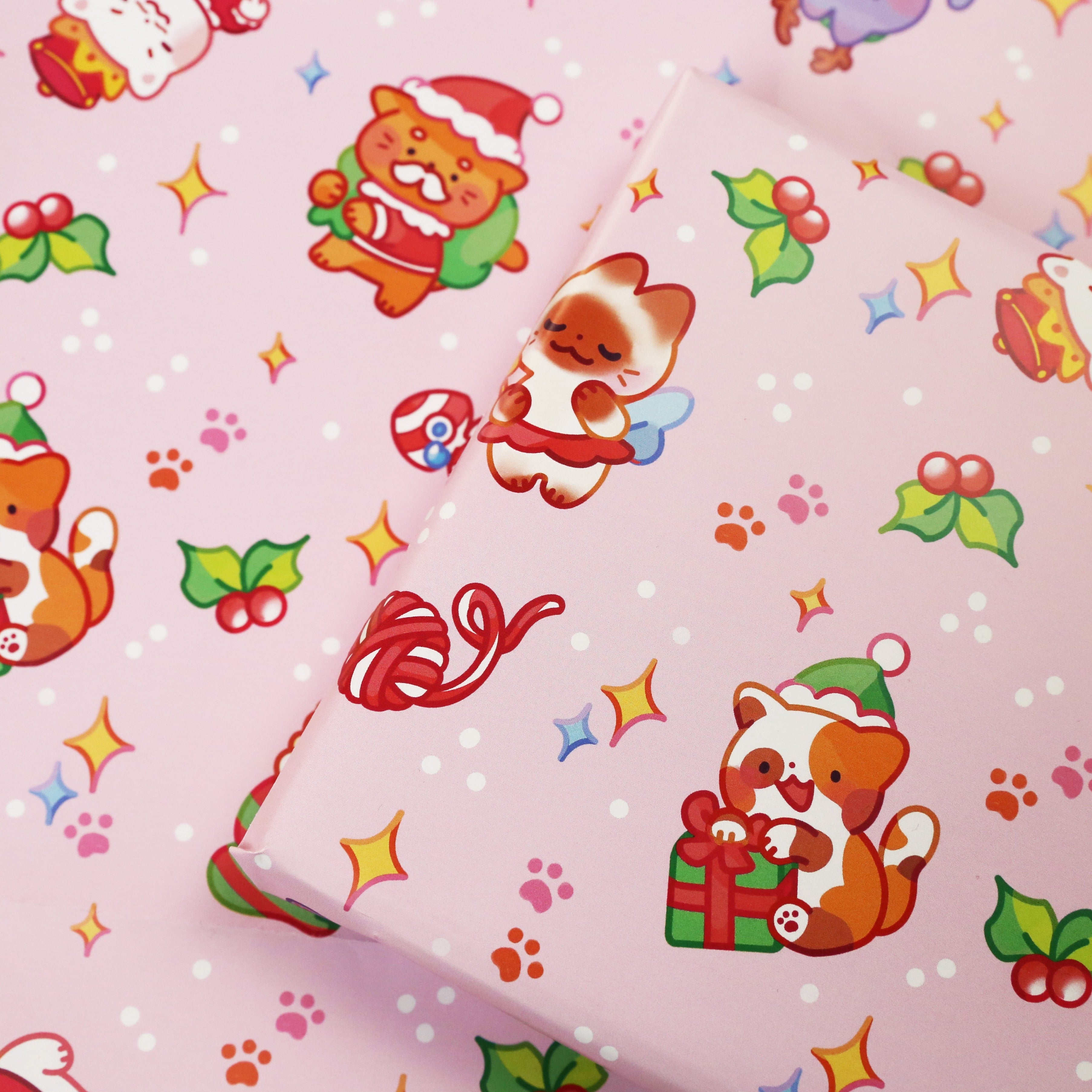 Christmas Cats Wrapping Paper