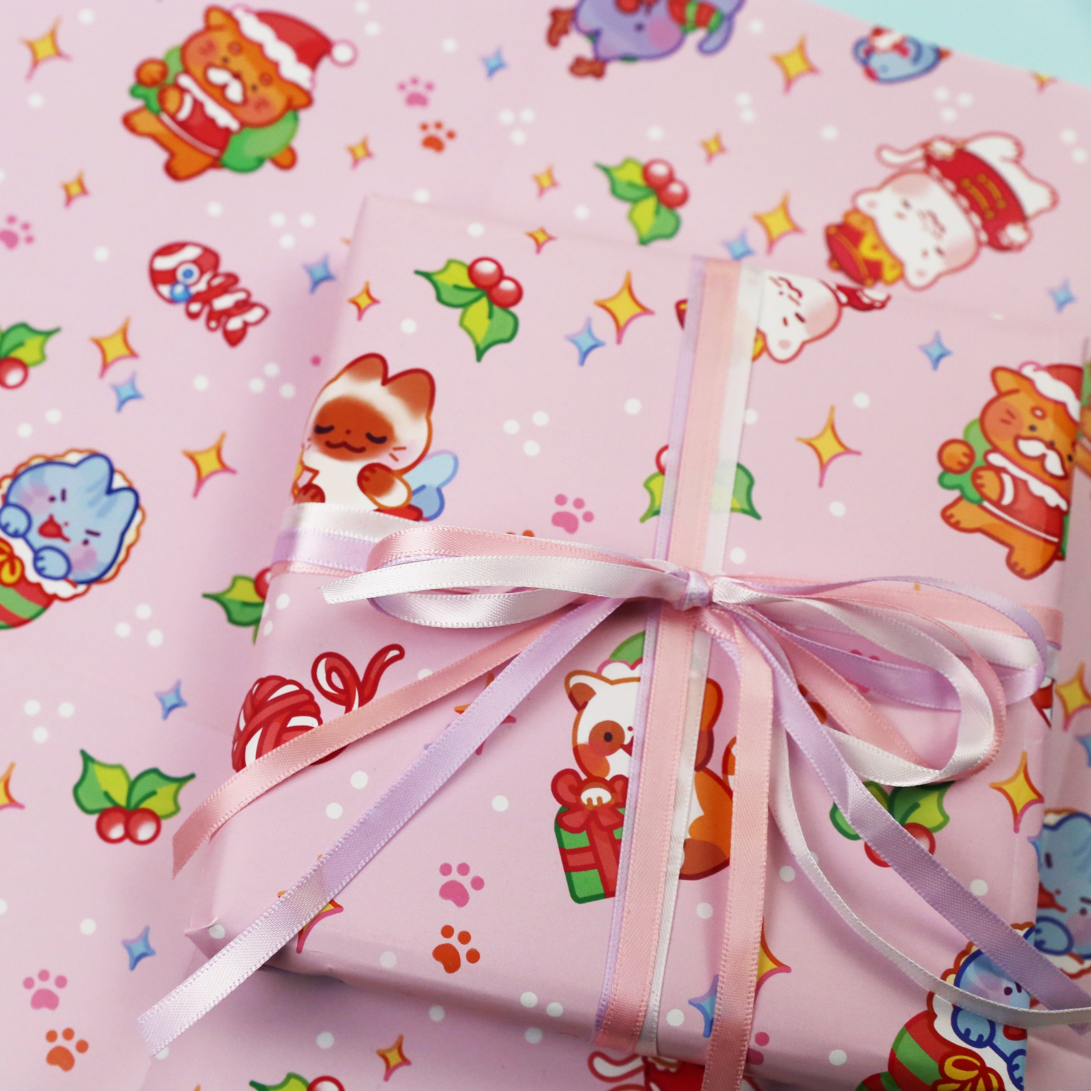 Christmas Cats Wrapping Paper