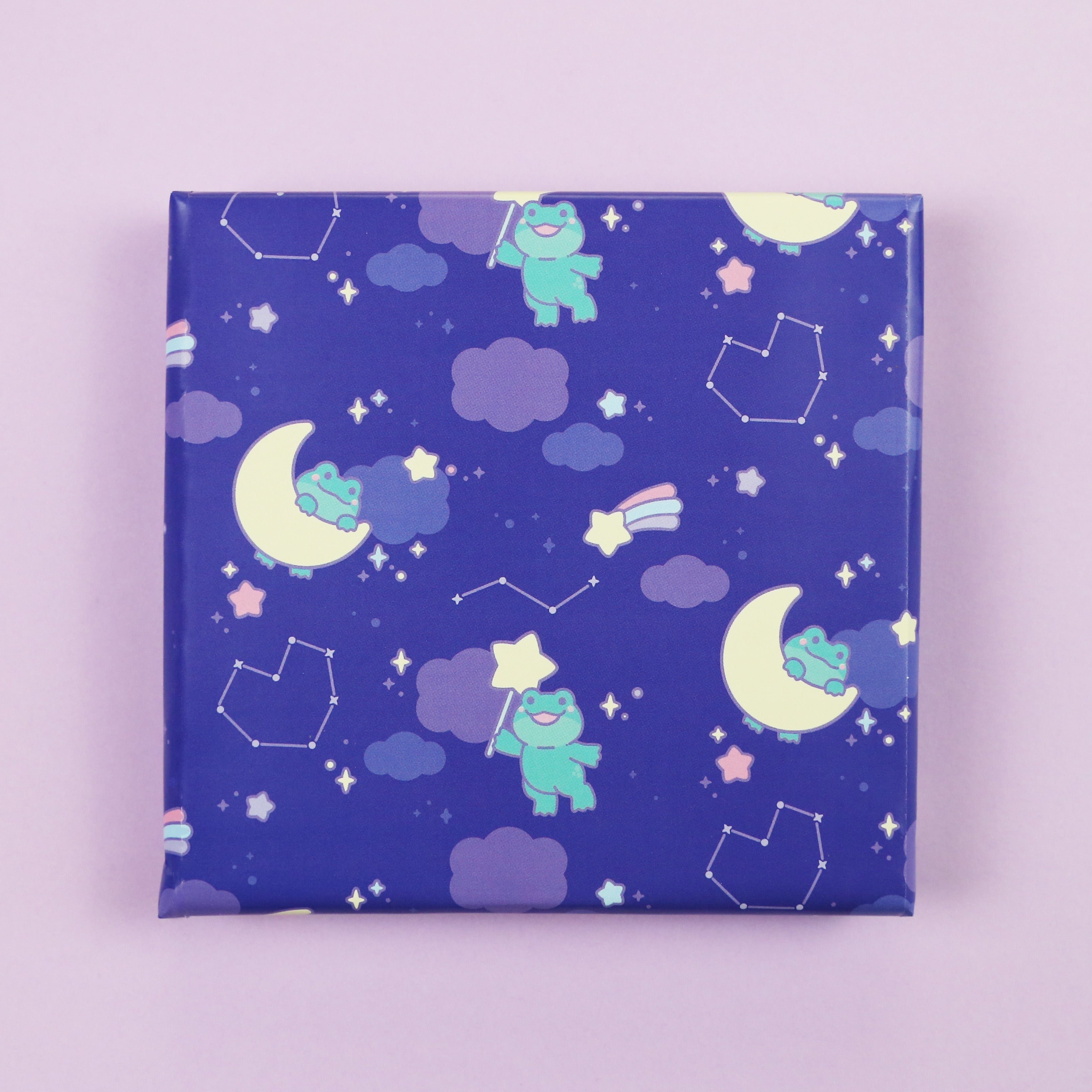 Froggie Night Sky Wrapping Paper