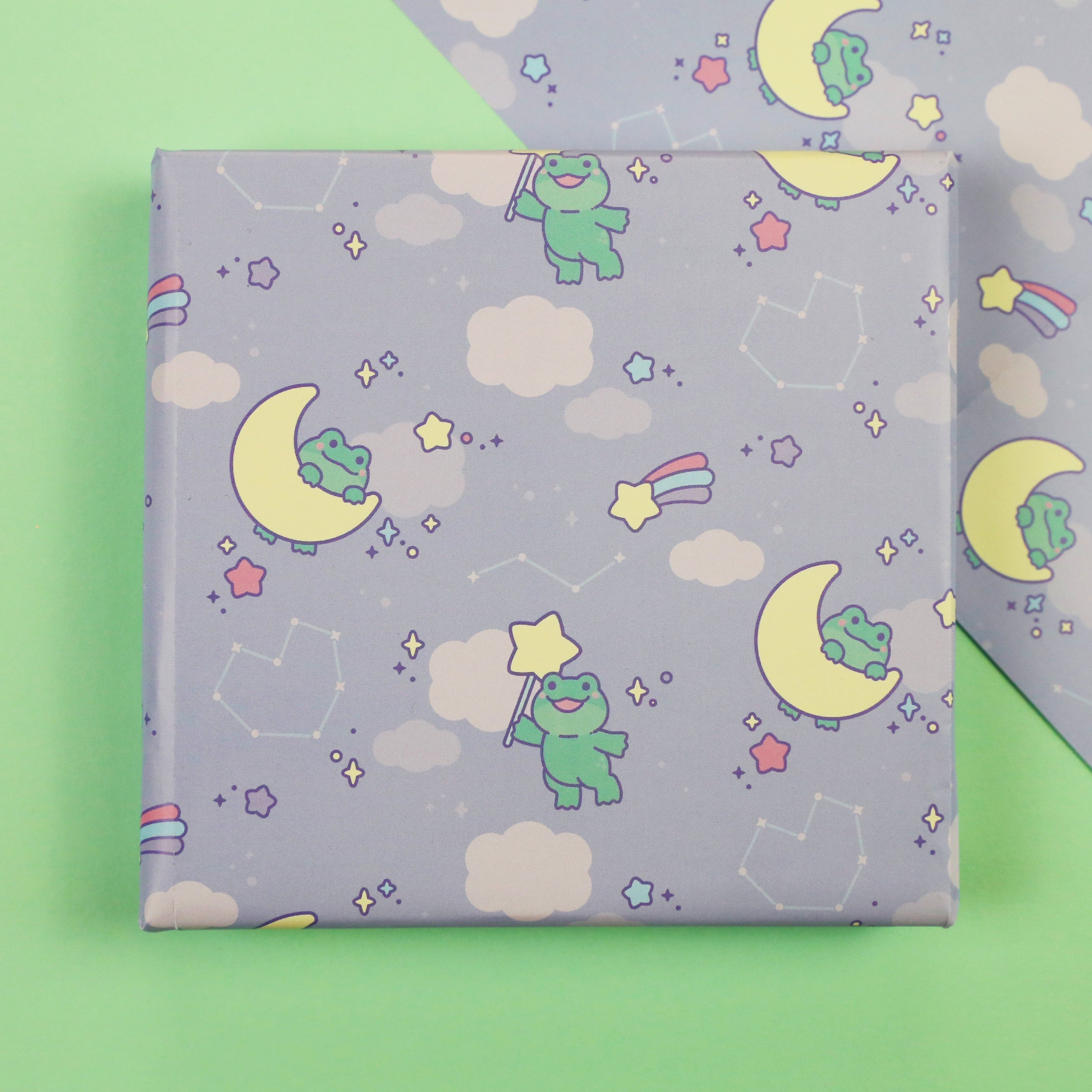 Froggie Day Sky Wrapping Paper