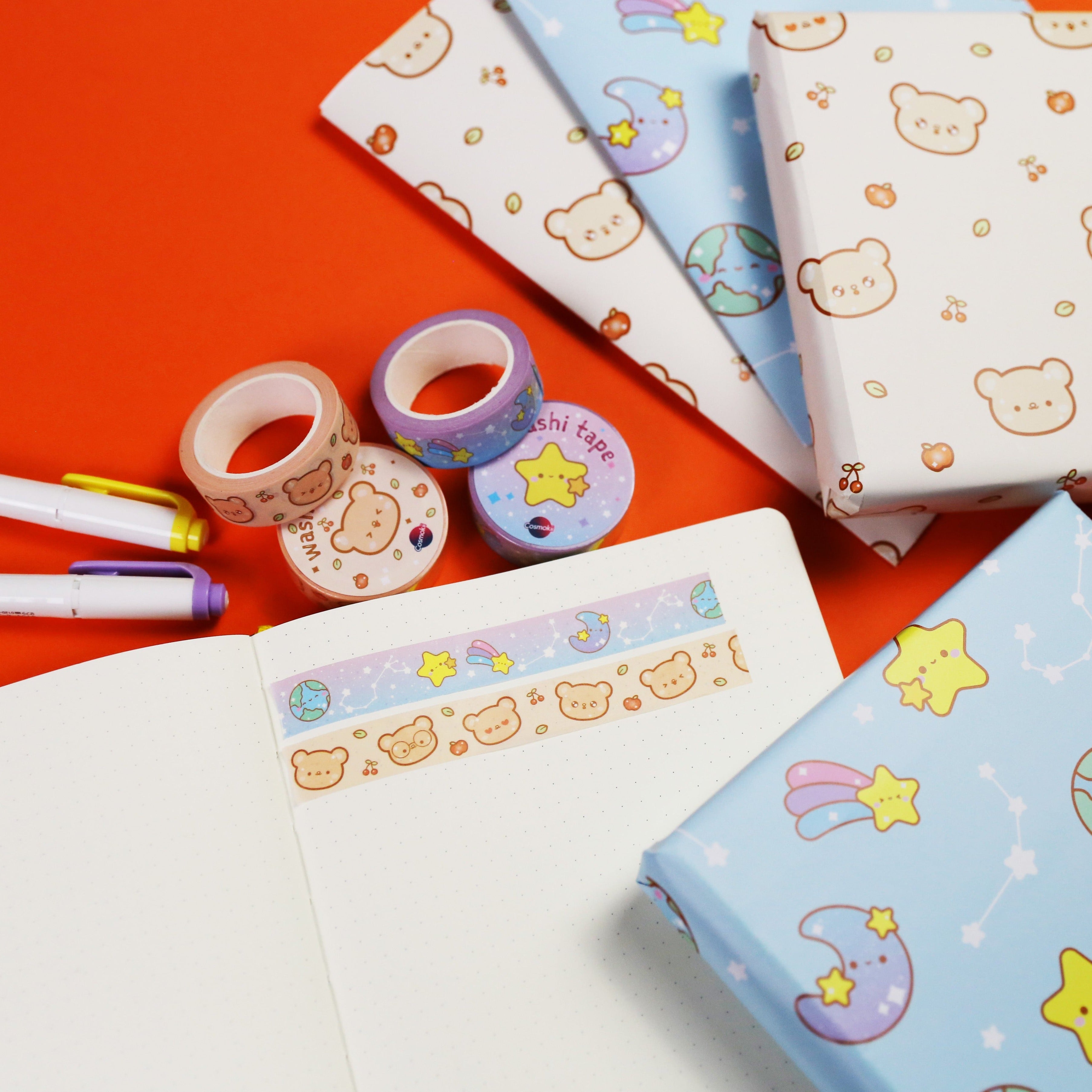 Cute Bear Wrapping Paper