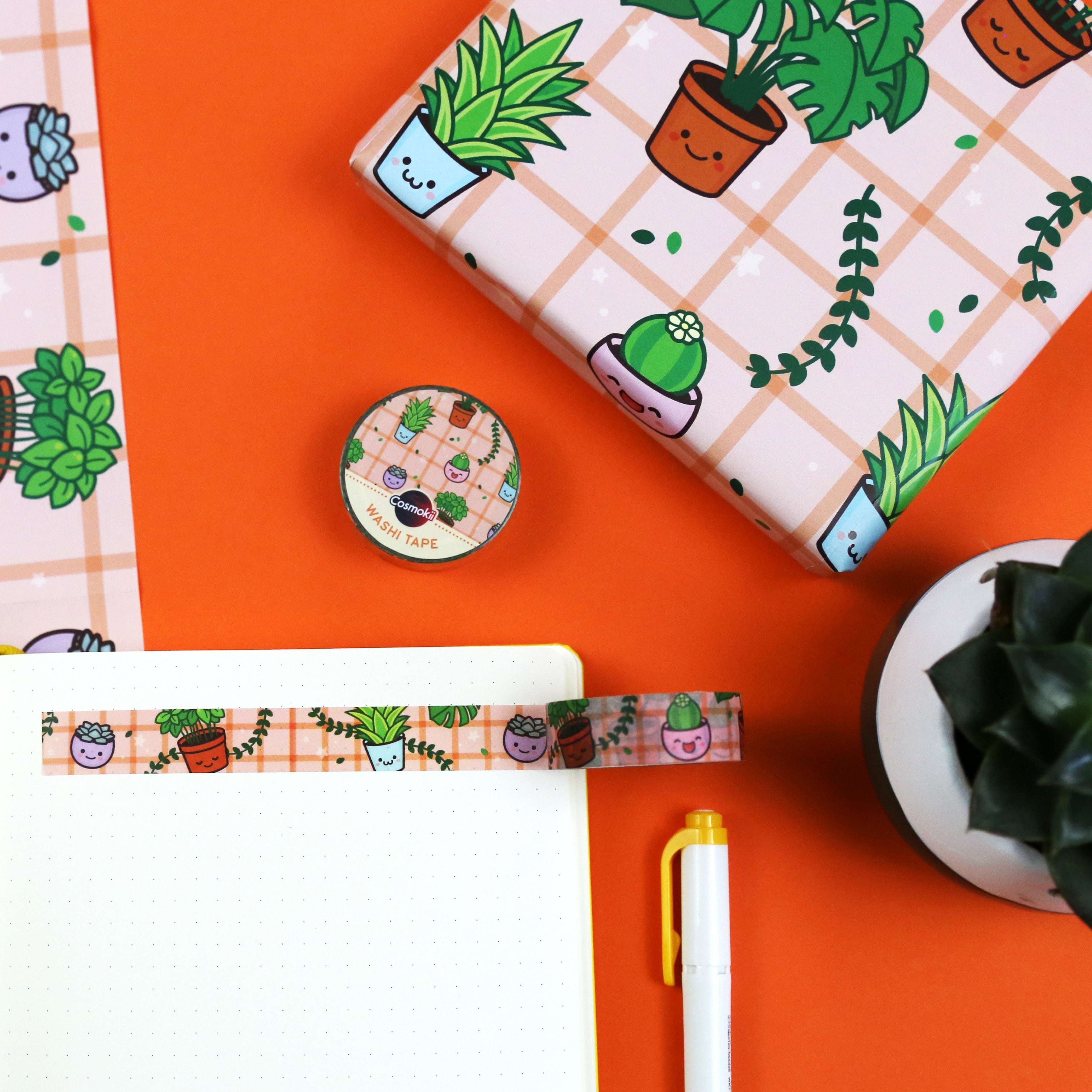 Plant Friends Washi Tape