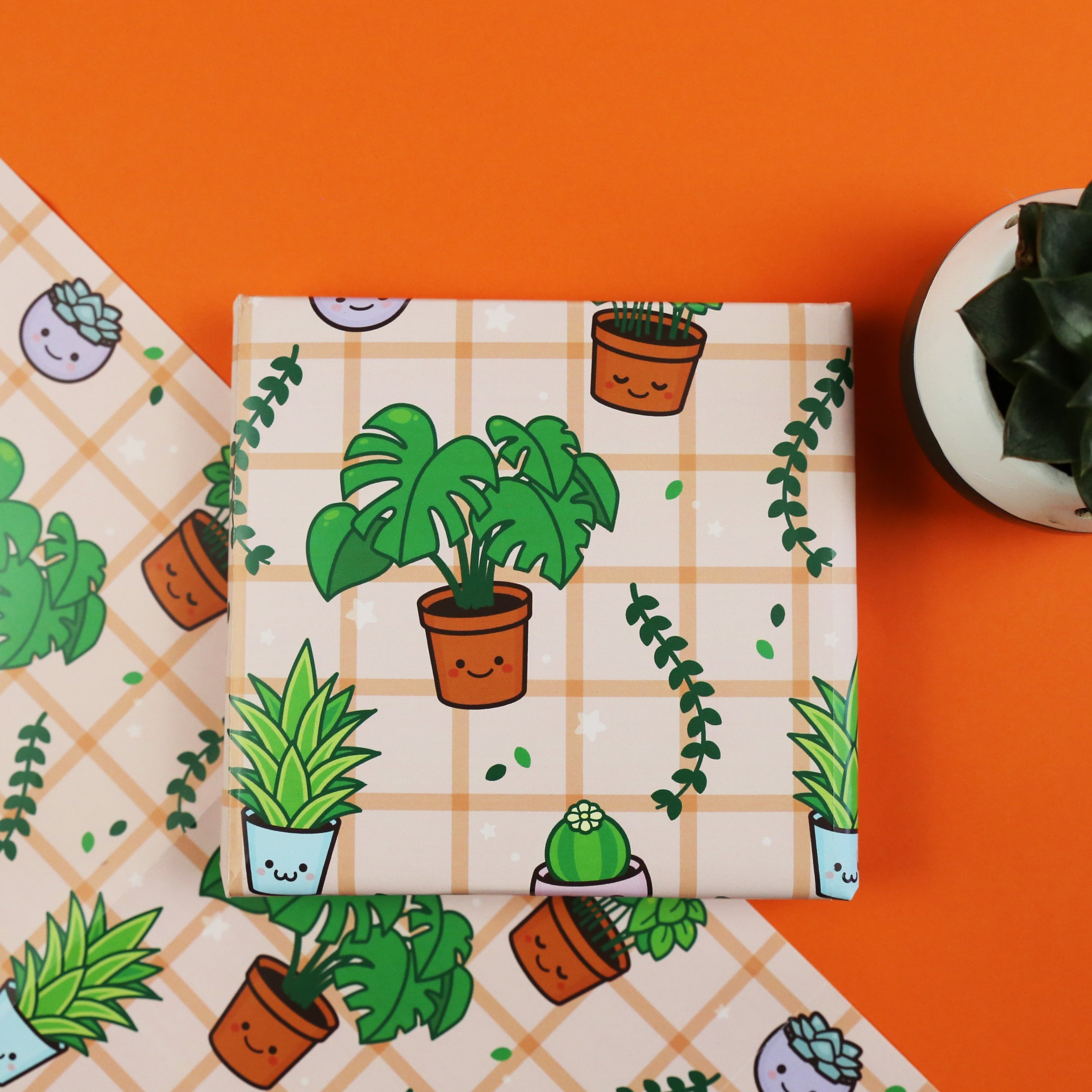 Plant Friends Wrapping Paper