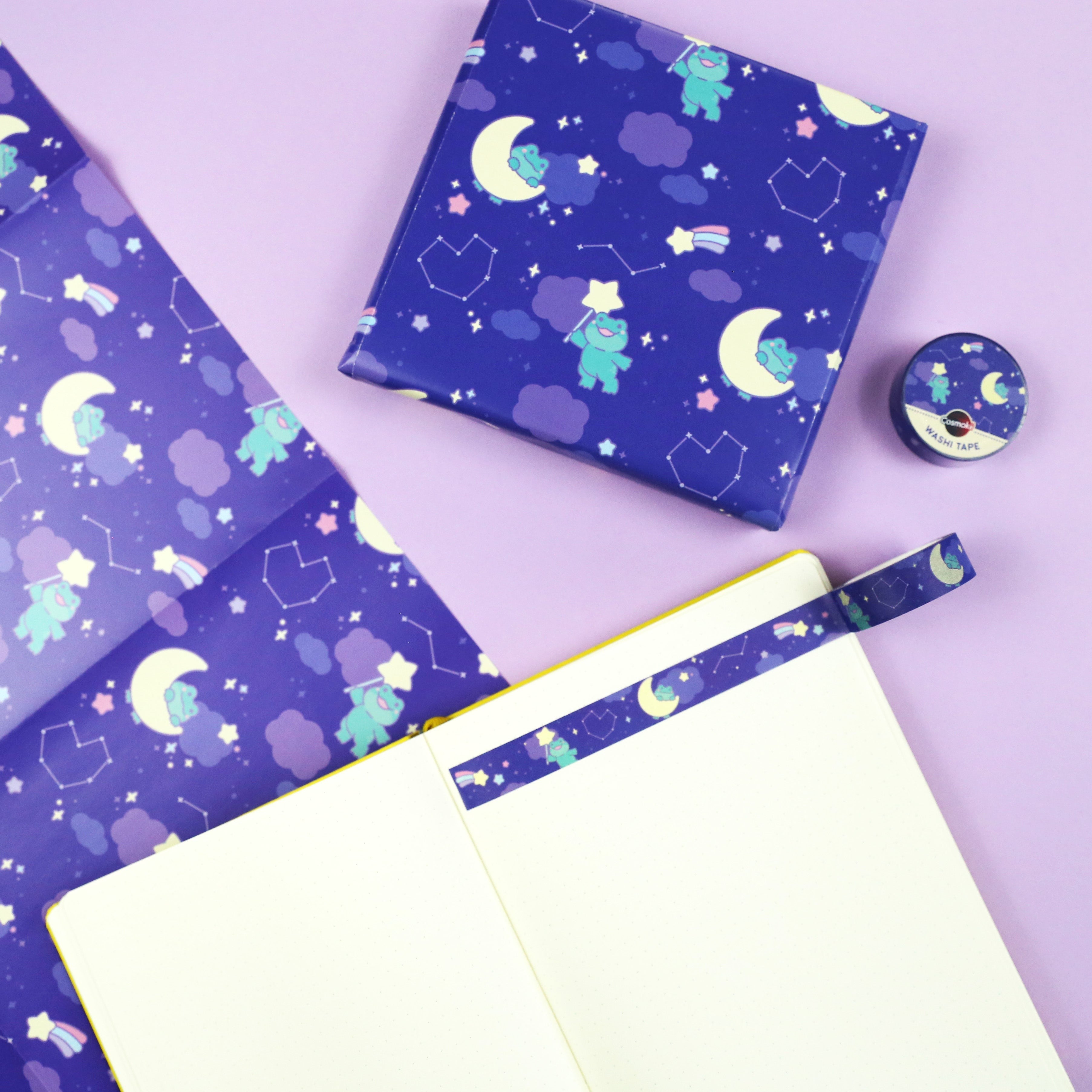 Froggie Night Washi Tape