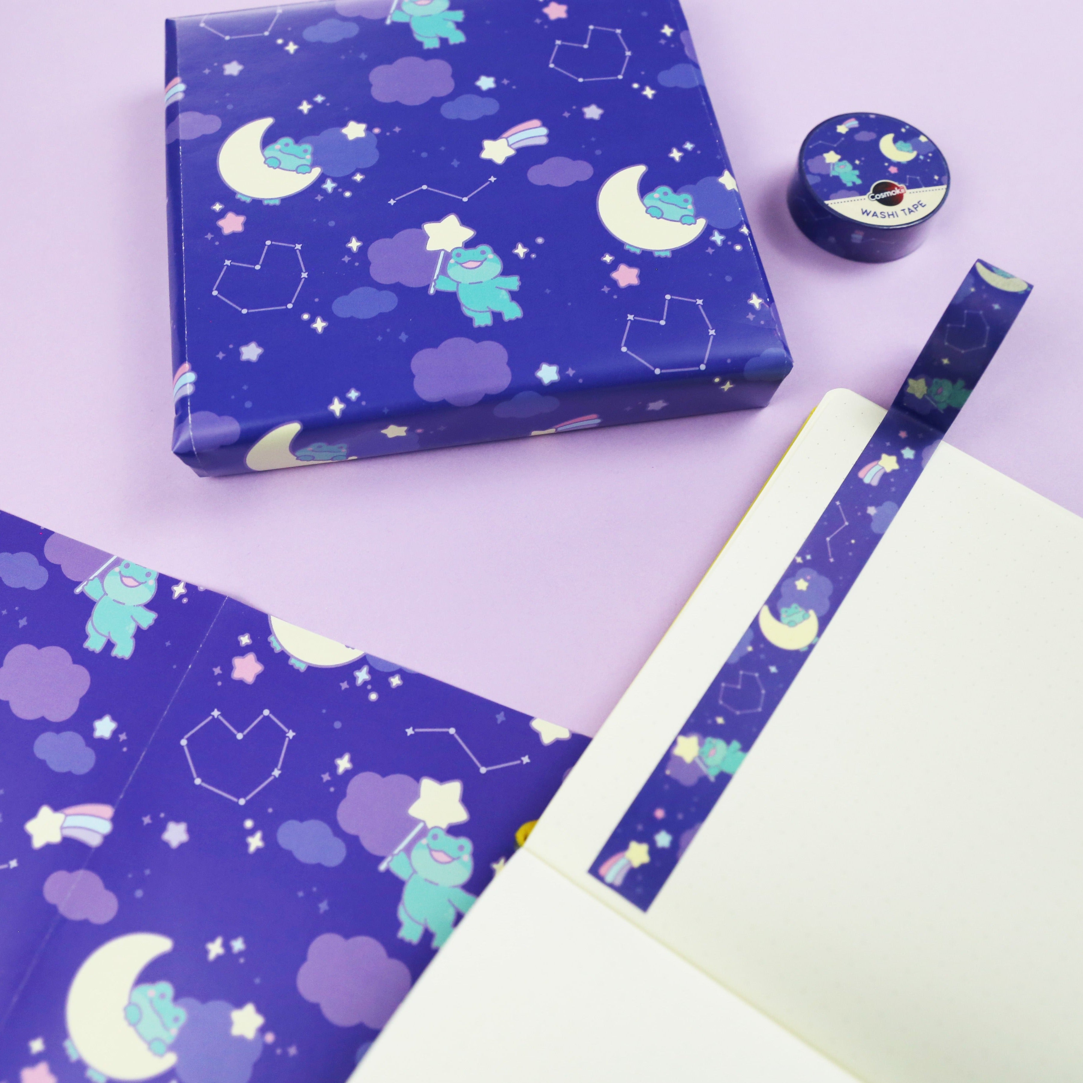 Froggie Night Washi Tape