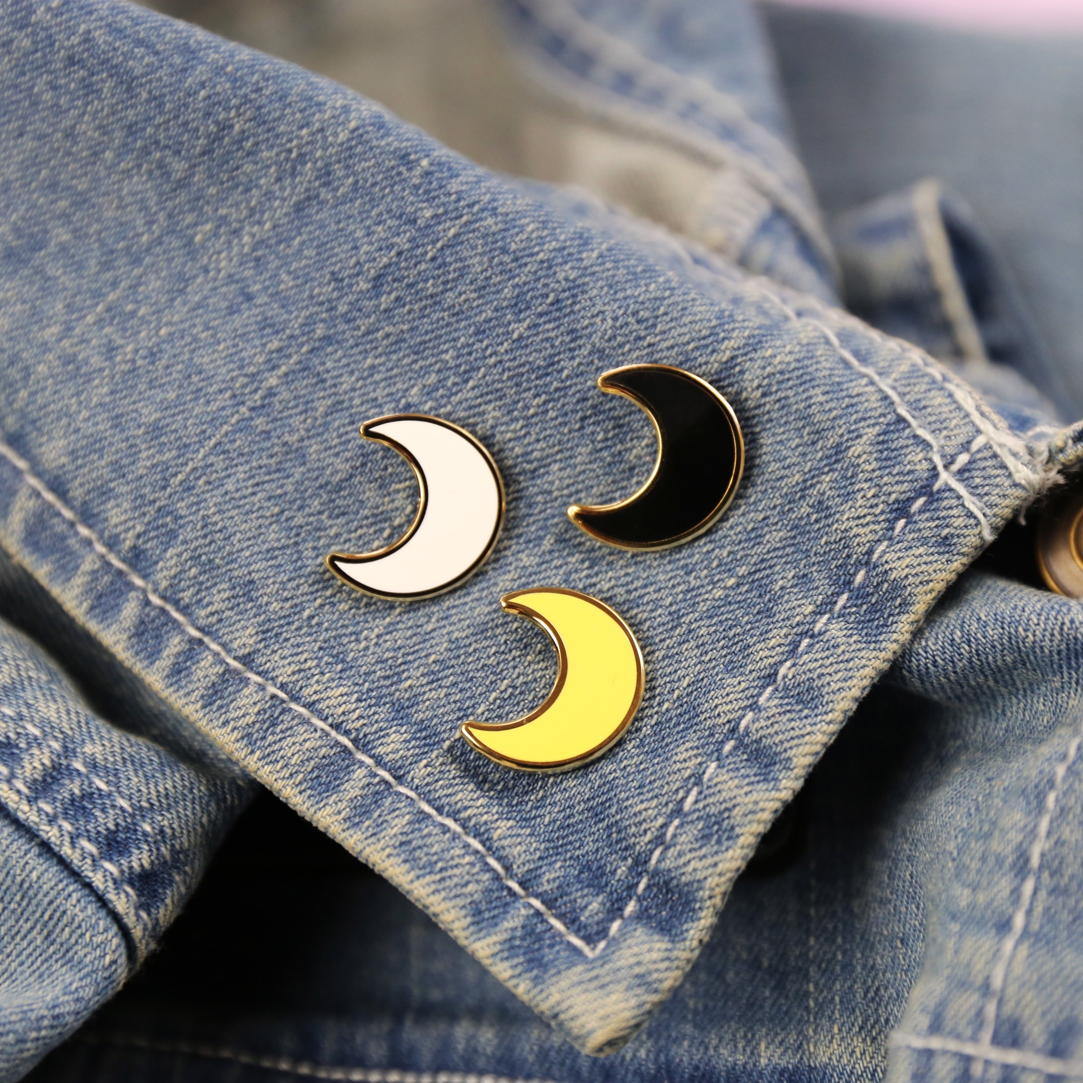 Cute Moon Pin Sets