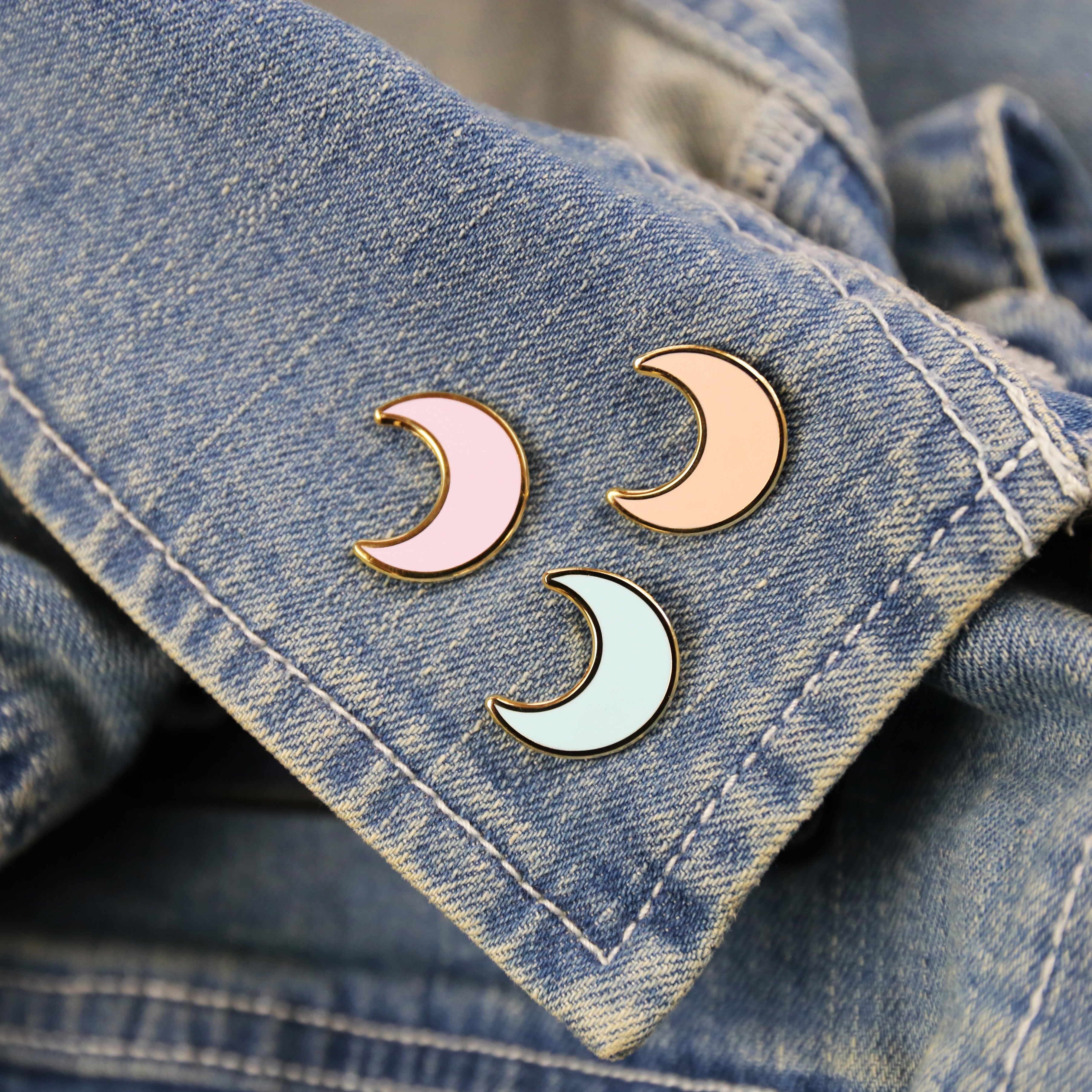 Cute Moon Pin Sets