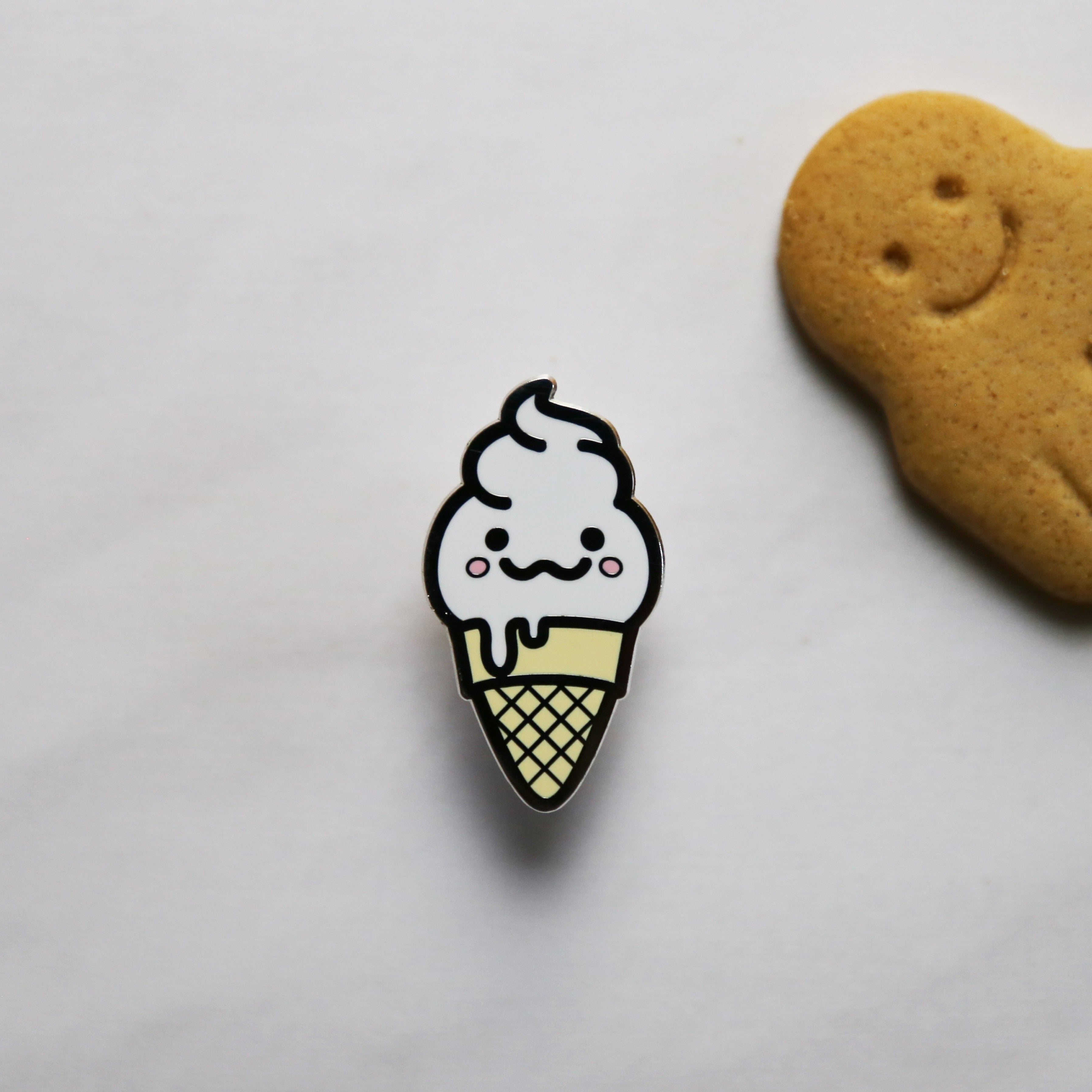 Ice Cream Enamel Pin