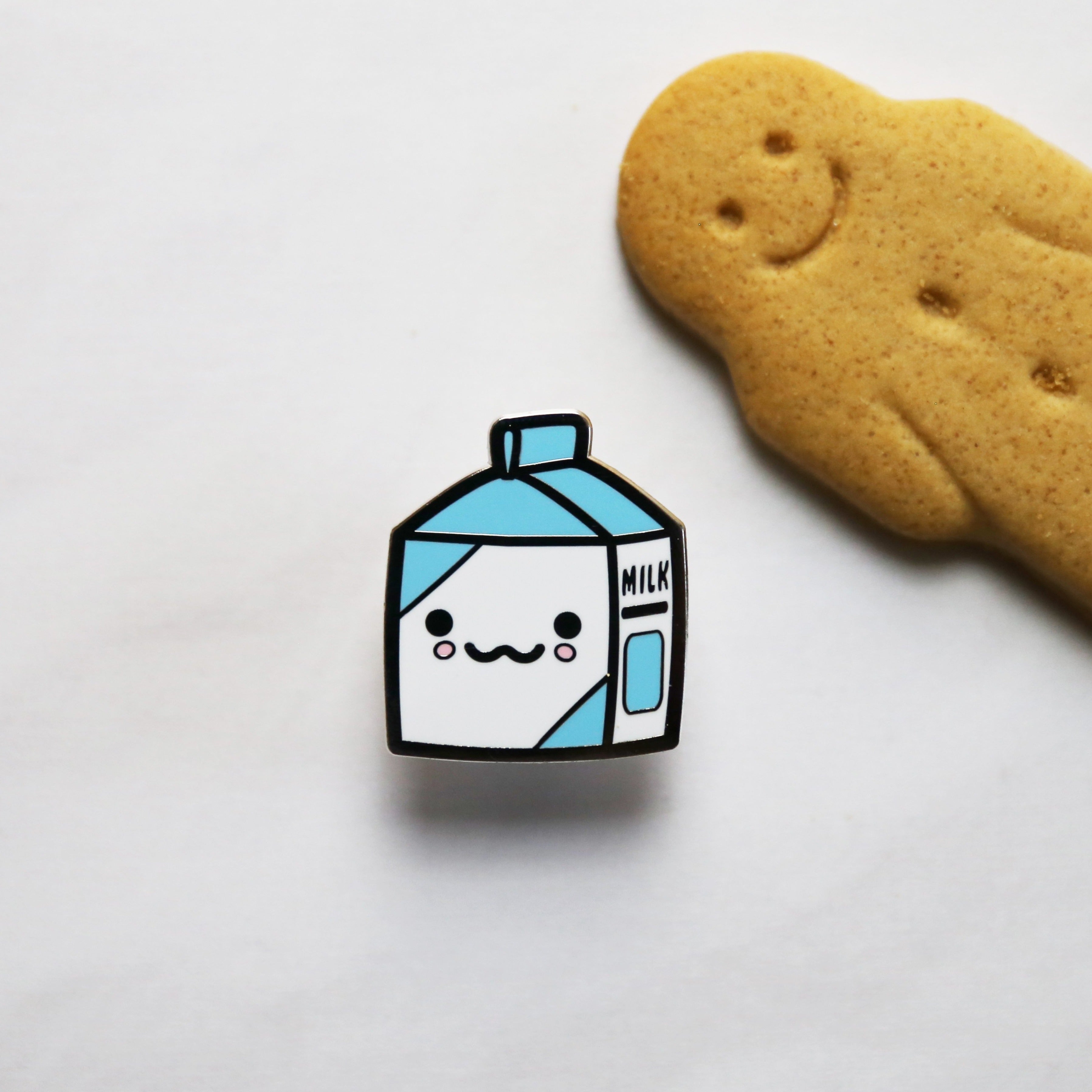 Milk Box Enamel Pin