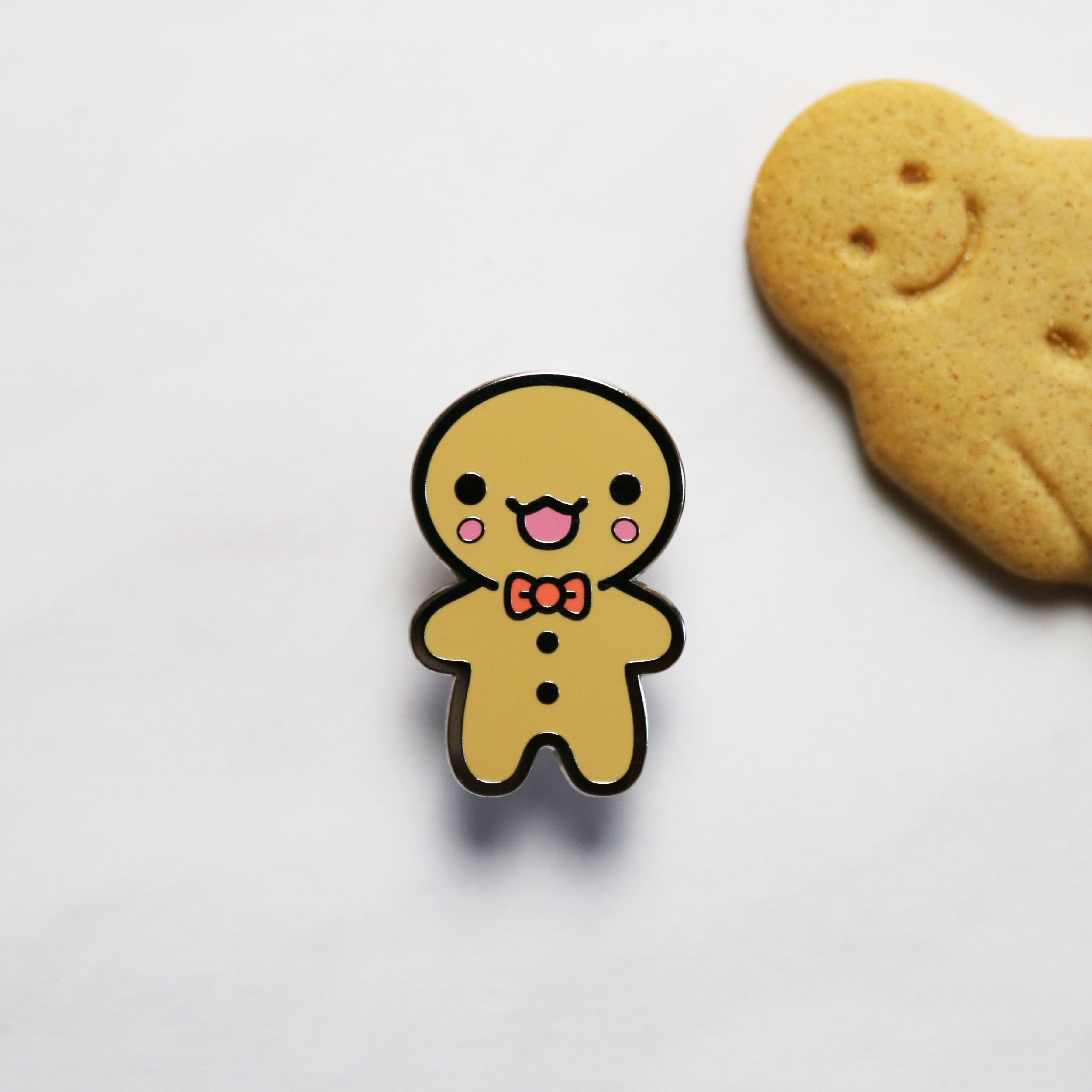 Gingerbread Person Enamel Pin