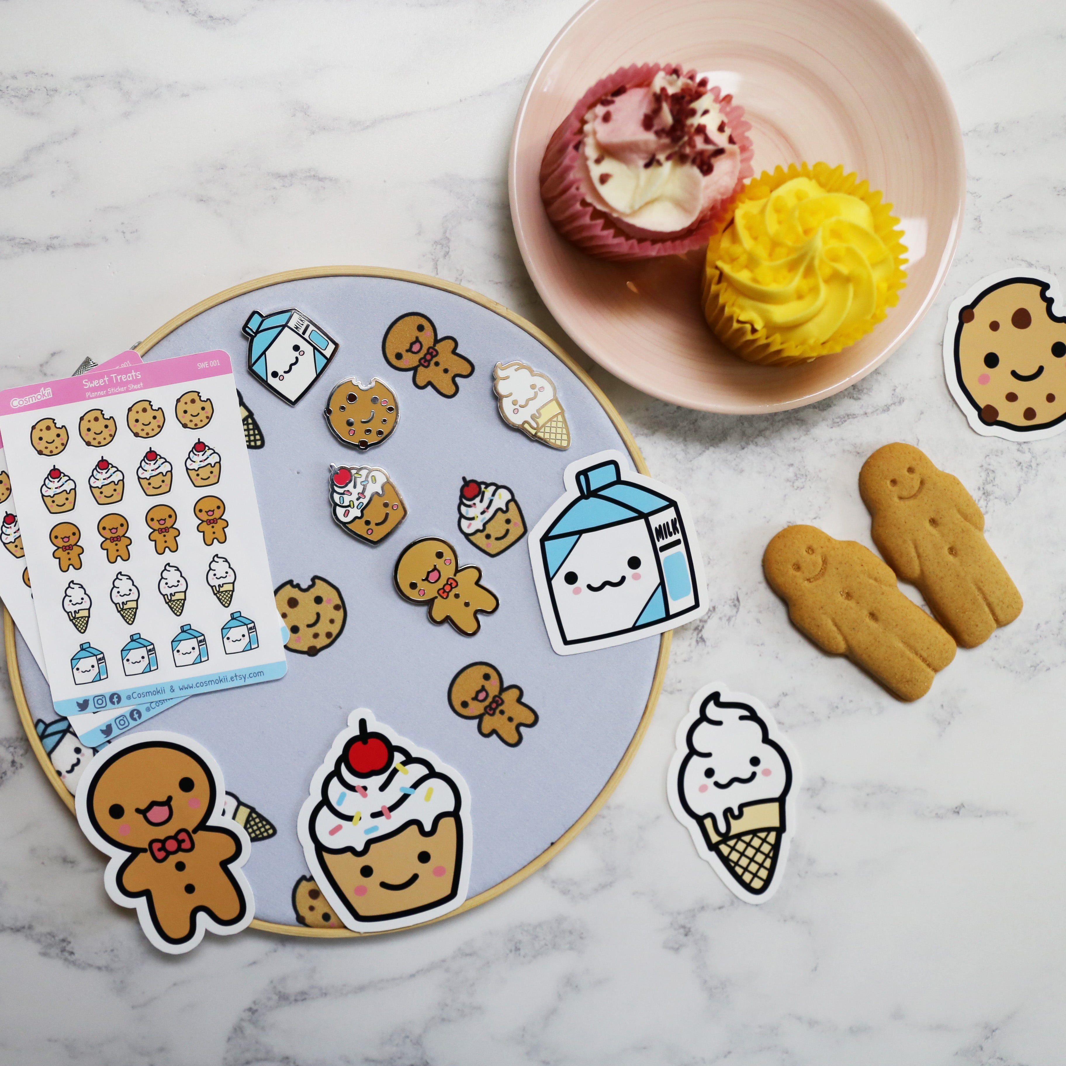Gingerbread Person Enamel Pin