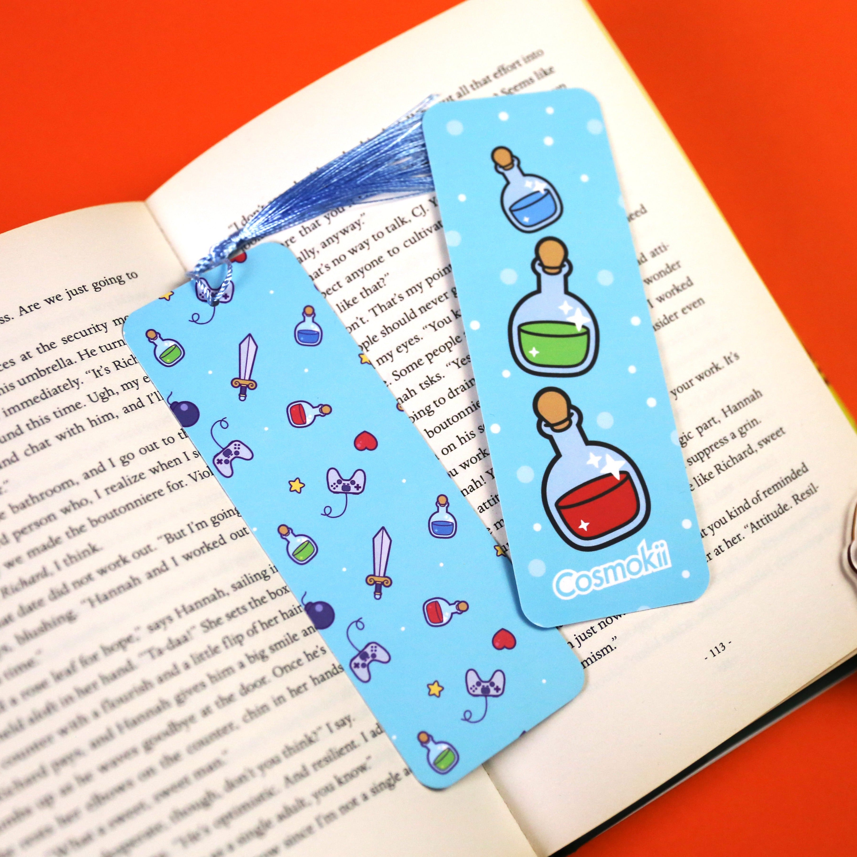 RPG Videogame Potions Bookmark