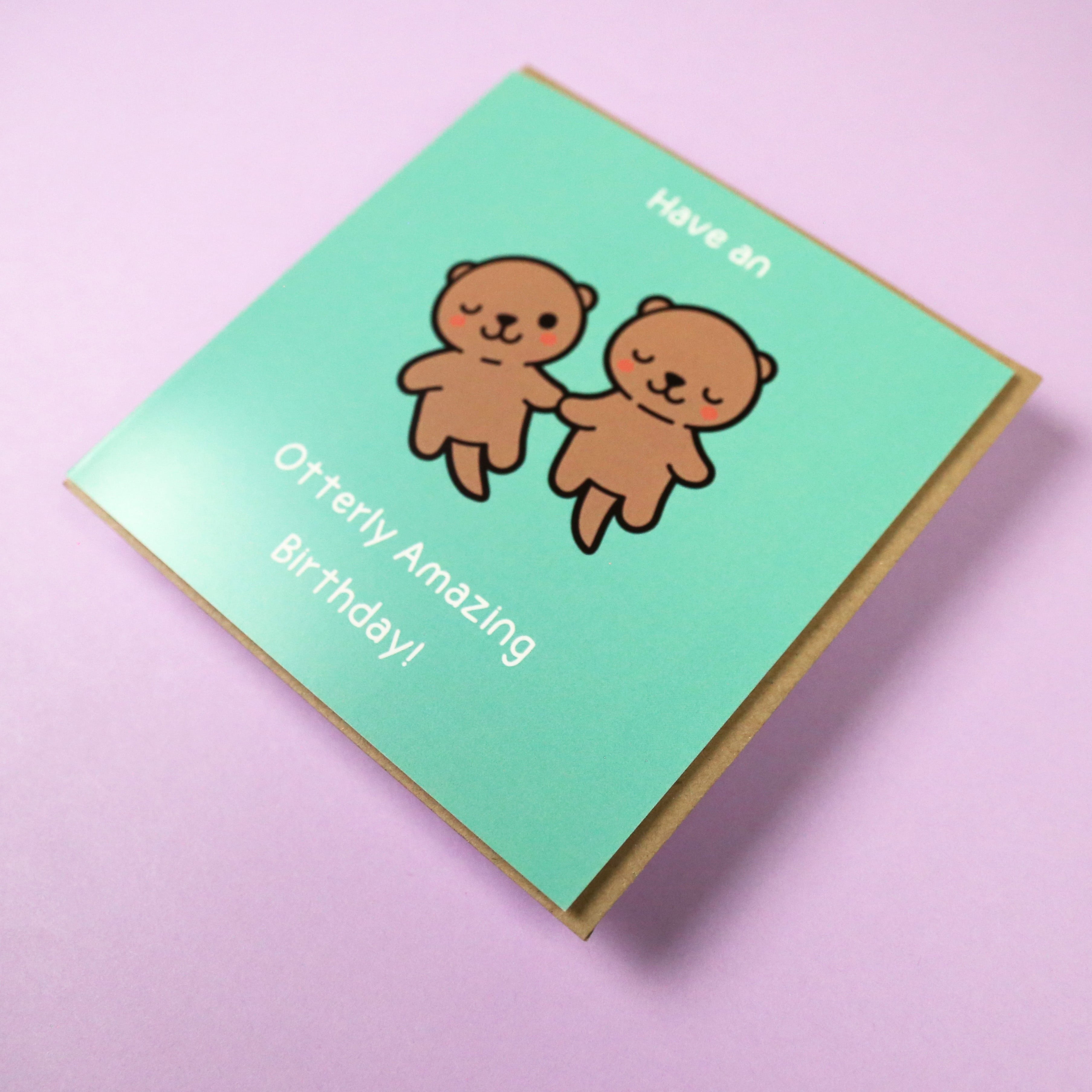 Cute Otter Birthday Card