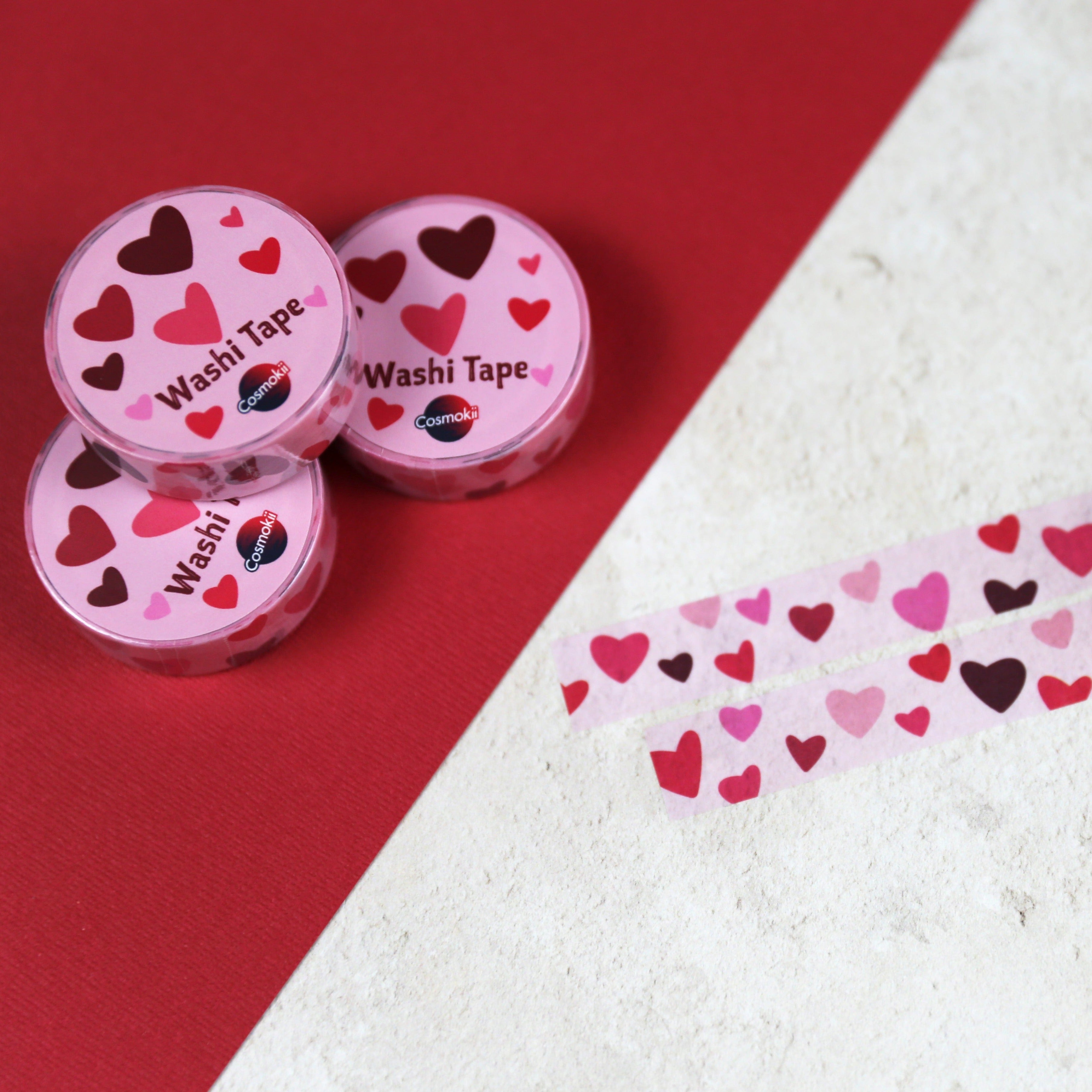 Washi Tape Heart Craft