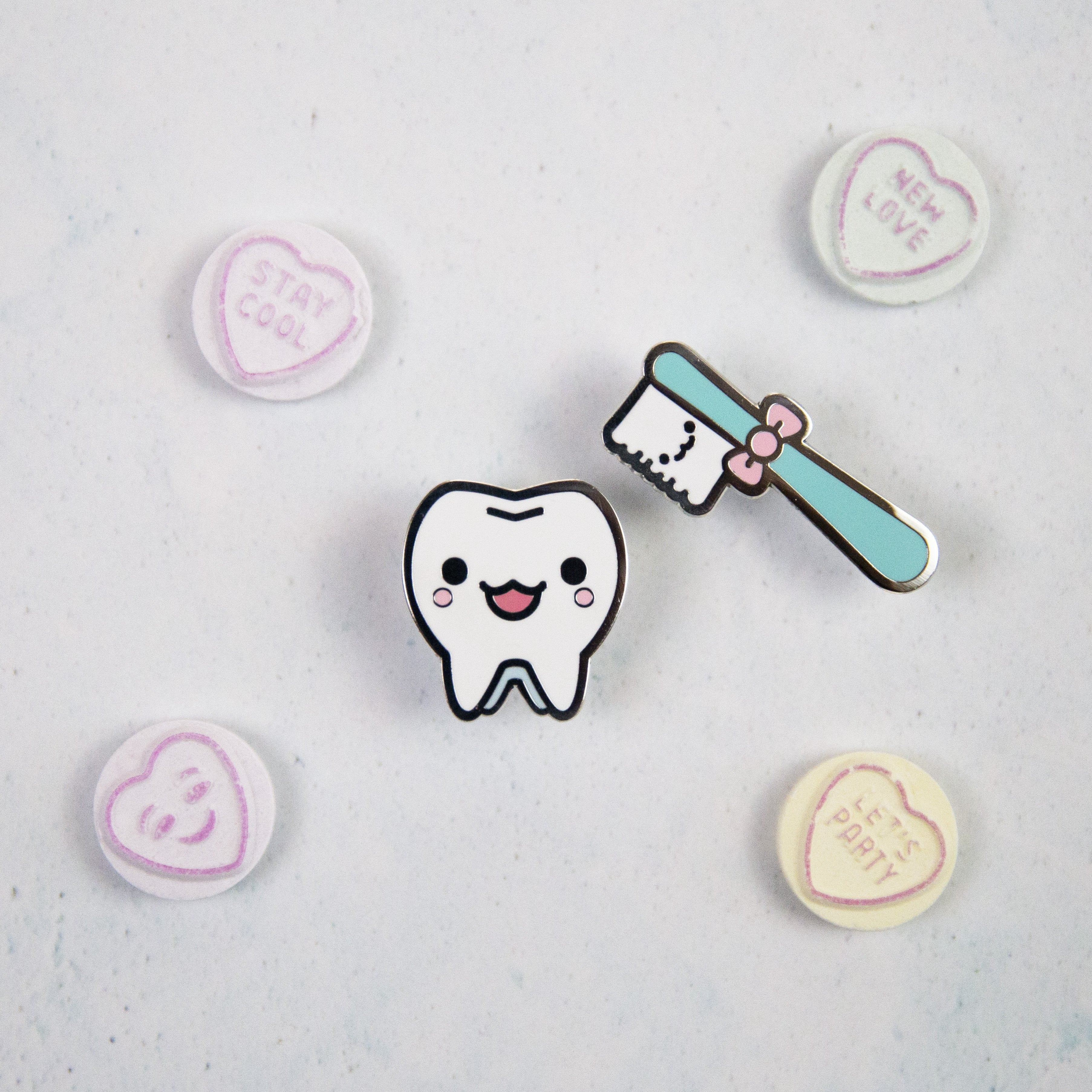 Cute Tooth & Toothbrush